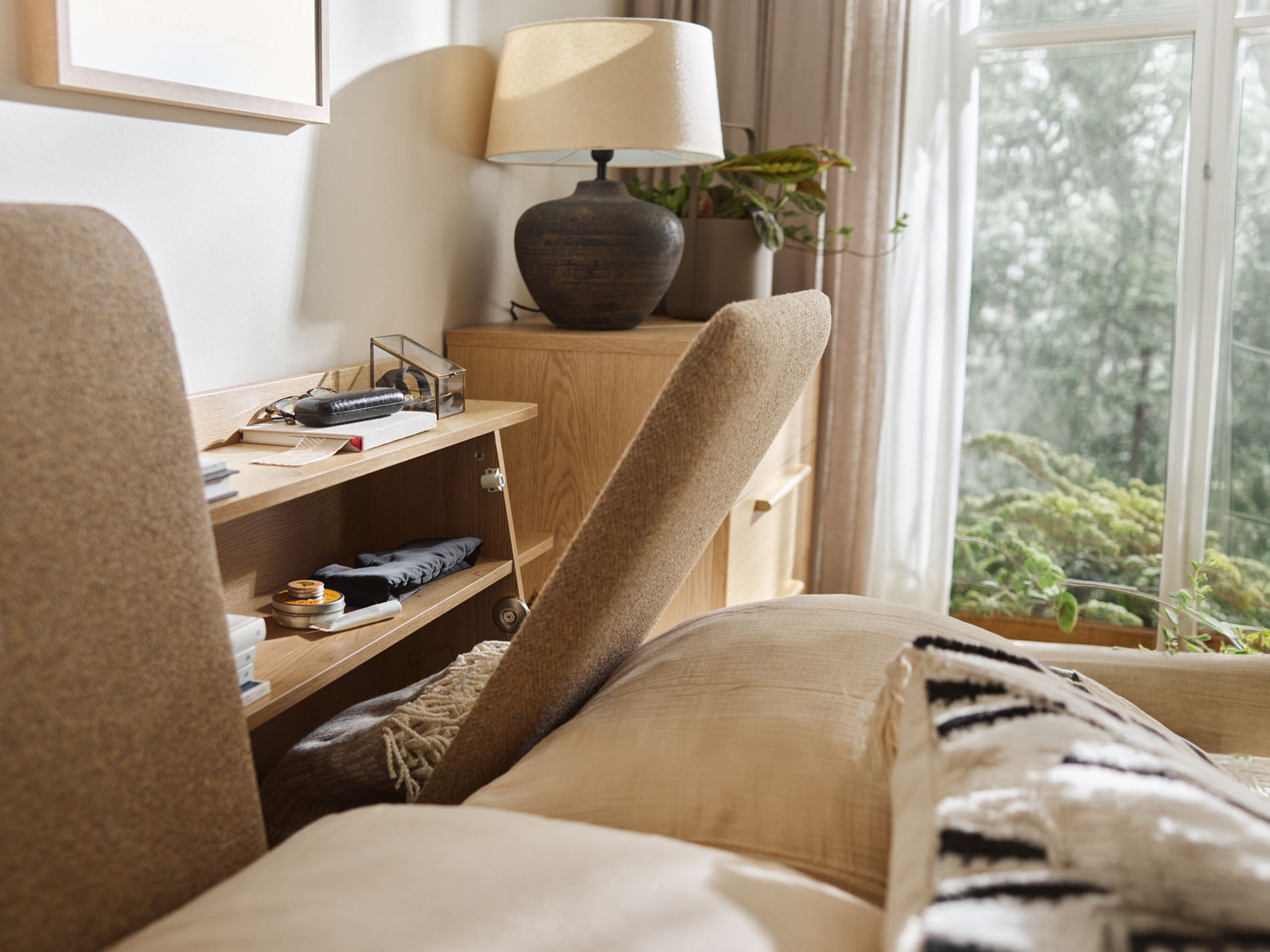 Ágy Ruvcamu 109 (Tölgy + Ekrü fehér)