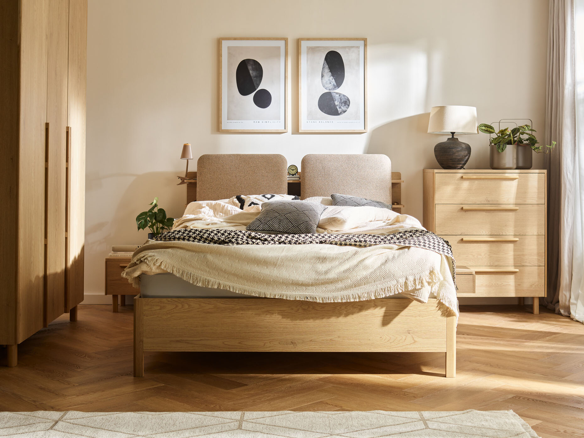 Ágy Ruvcamu 109 (Tölgy + Taupe)