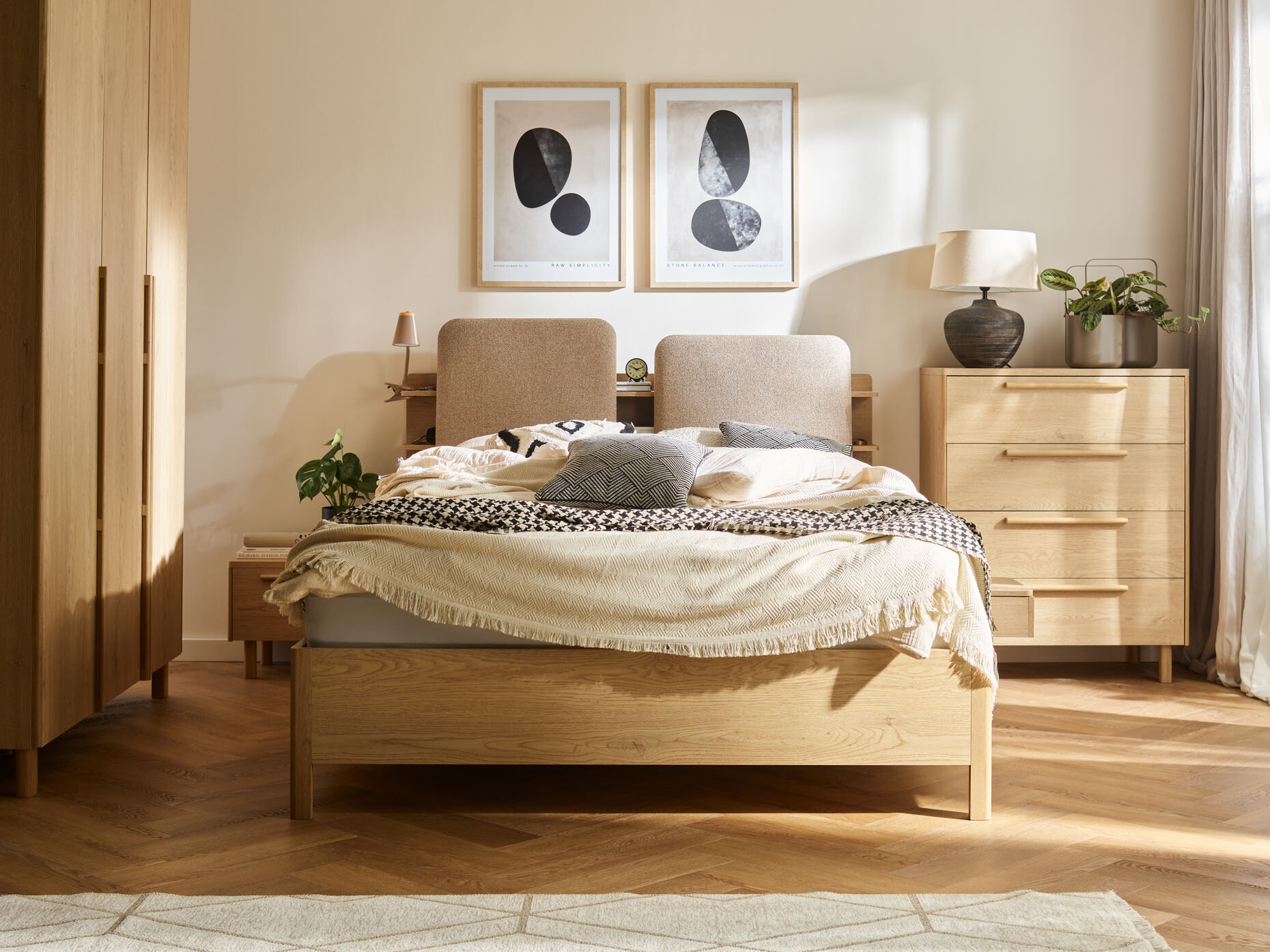 Ágy Ruvcamu 109 (Tölgy + Taupe)