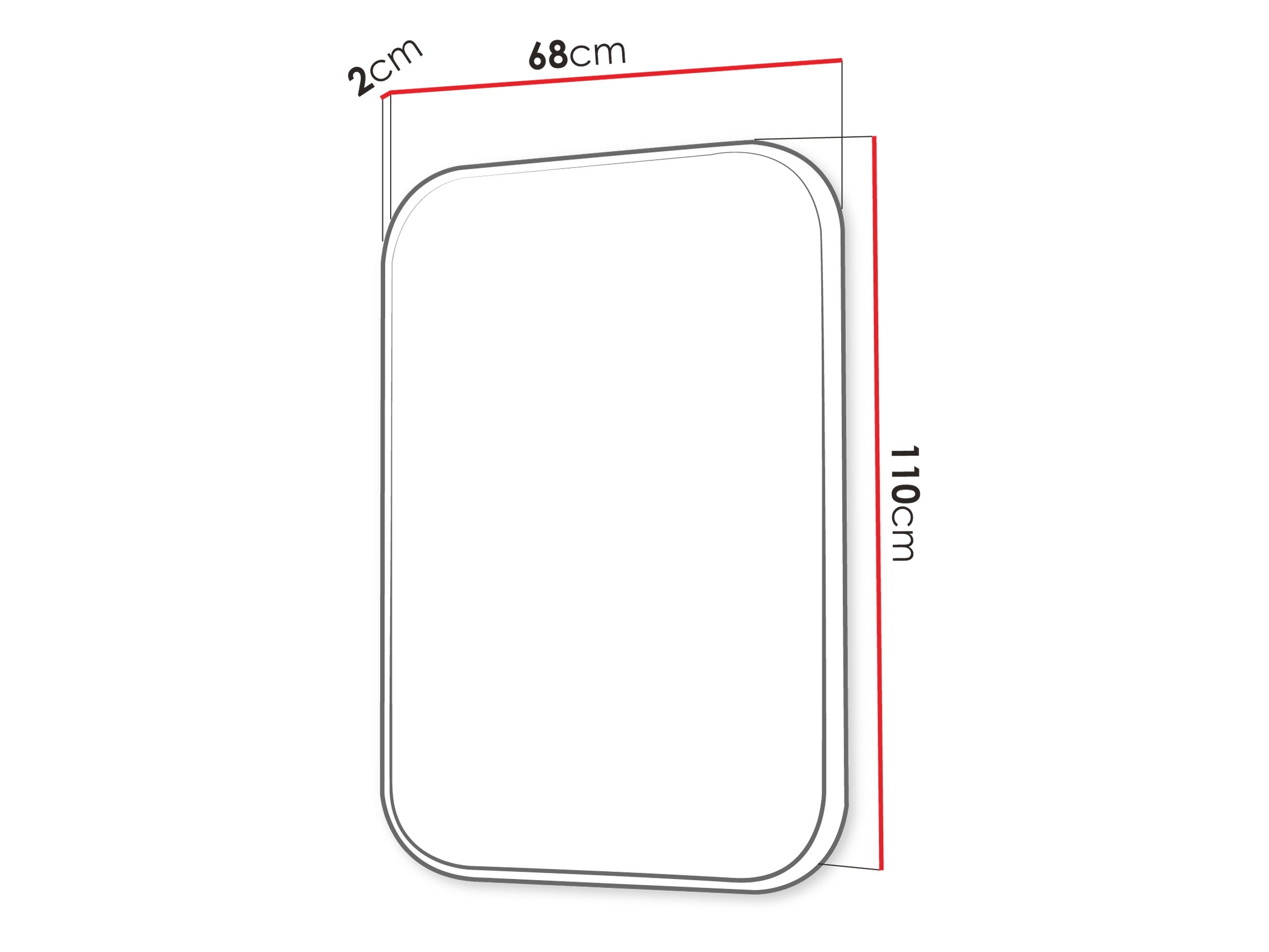 Tükör Comfivo Urbum