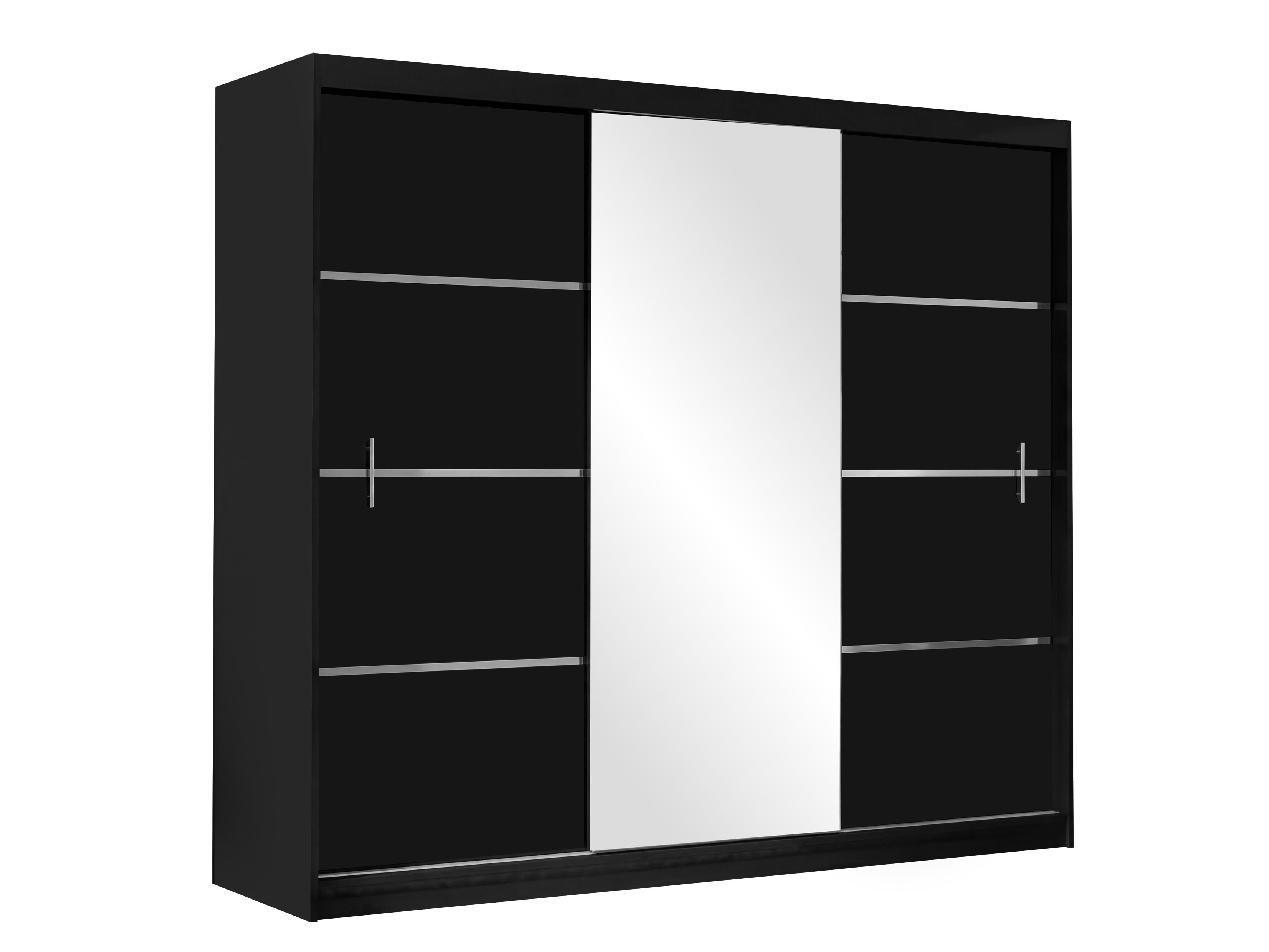 Gardróbszekrény Honolulu 107 (Fekete)