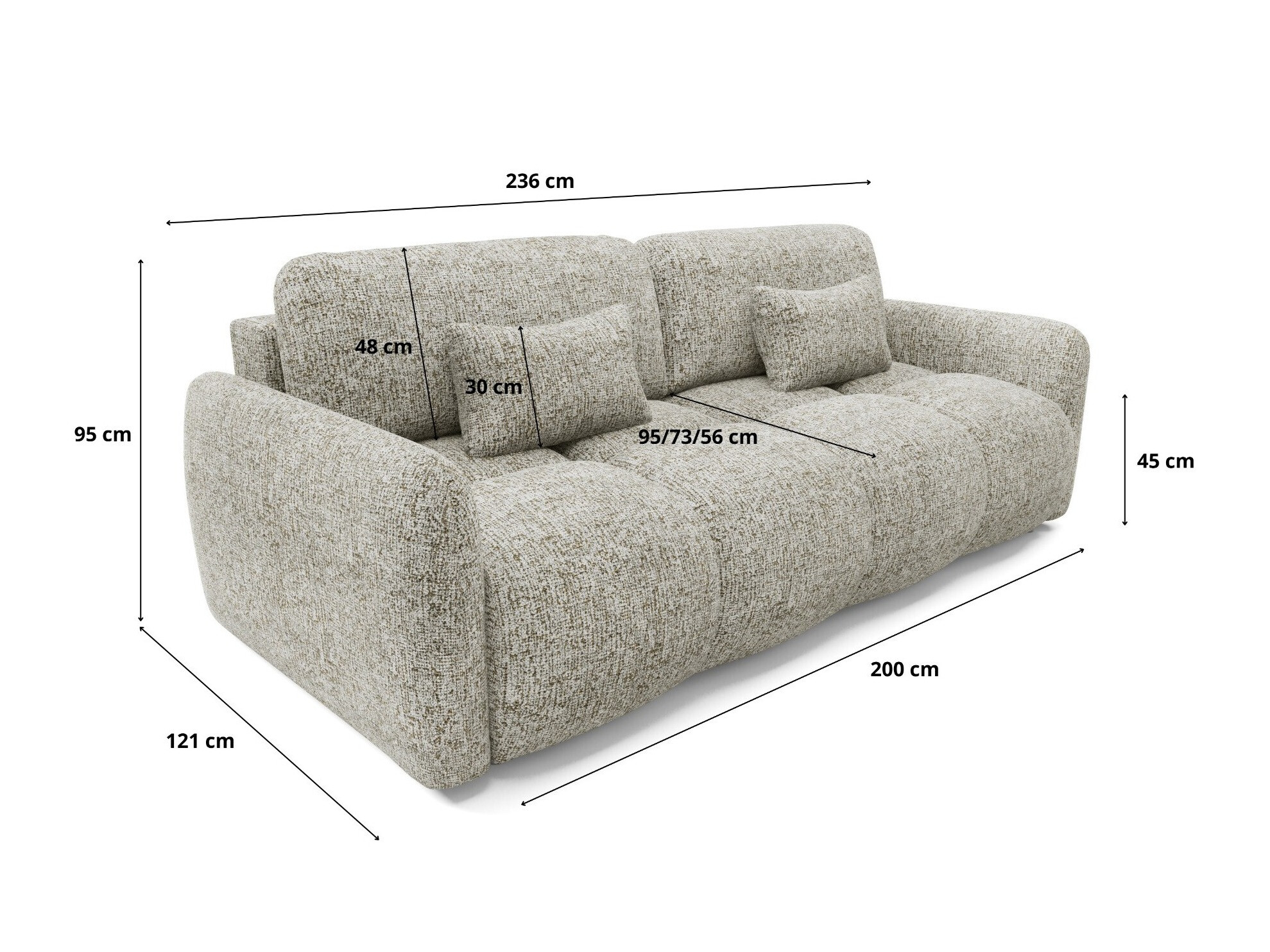 Kanapéágy Franklin 218 (Bella 15)