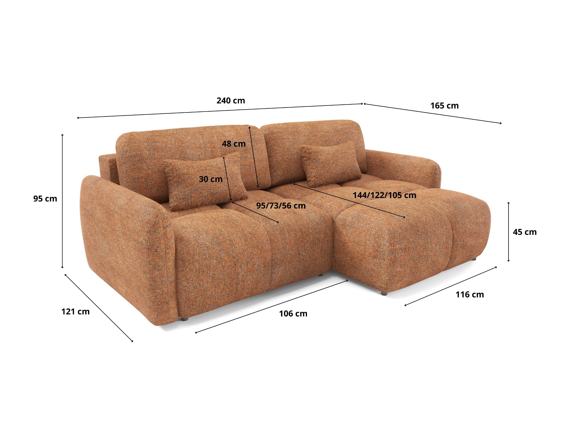 Sarokkanapé Franklin 219 (Bella 40)