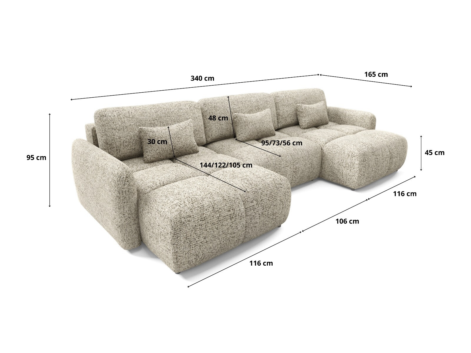 Sarokkanapé Franklin 220 (Bella 10)