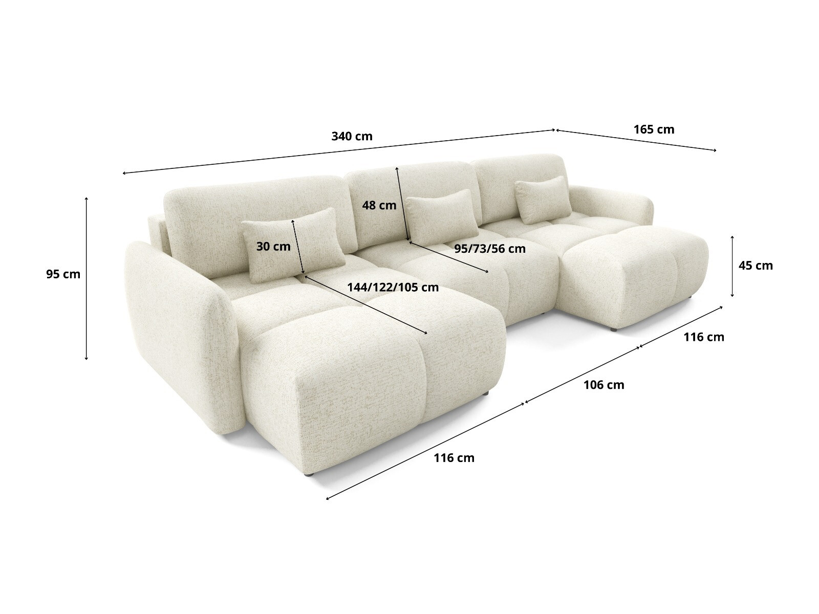 Sarokkanapé Franklin 220 (Bella 5)