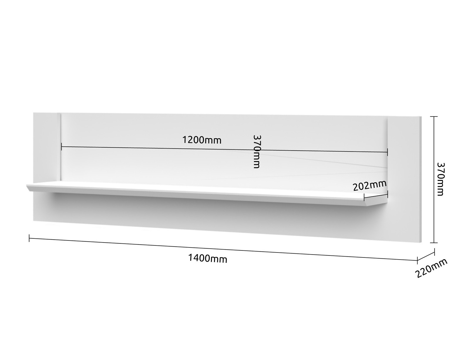 Fali polc Talnova 110