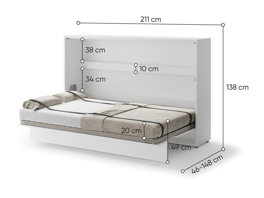 Szekrényágy SH11614