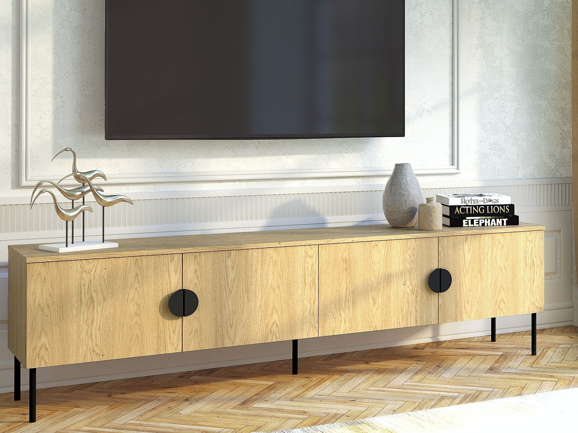 TV-állvány Morsono 103 (Tölgy)