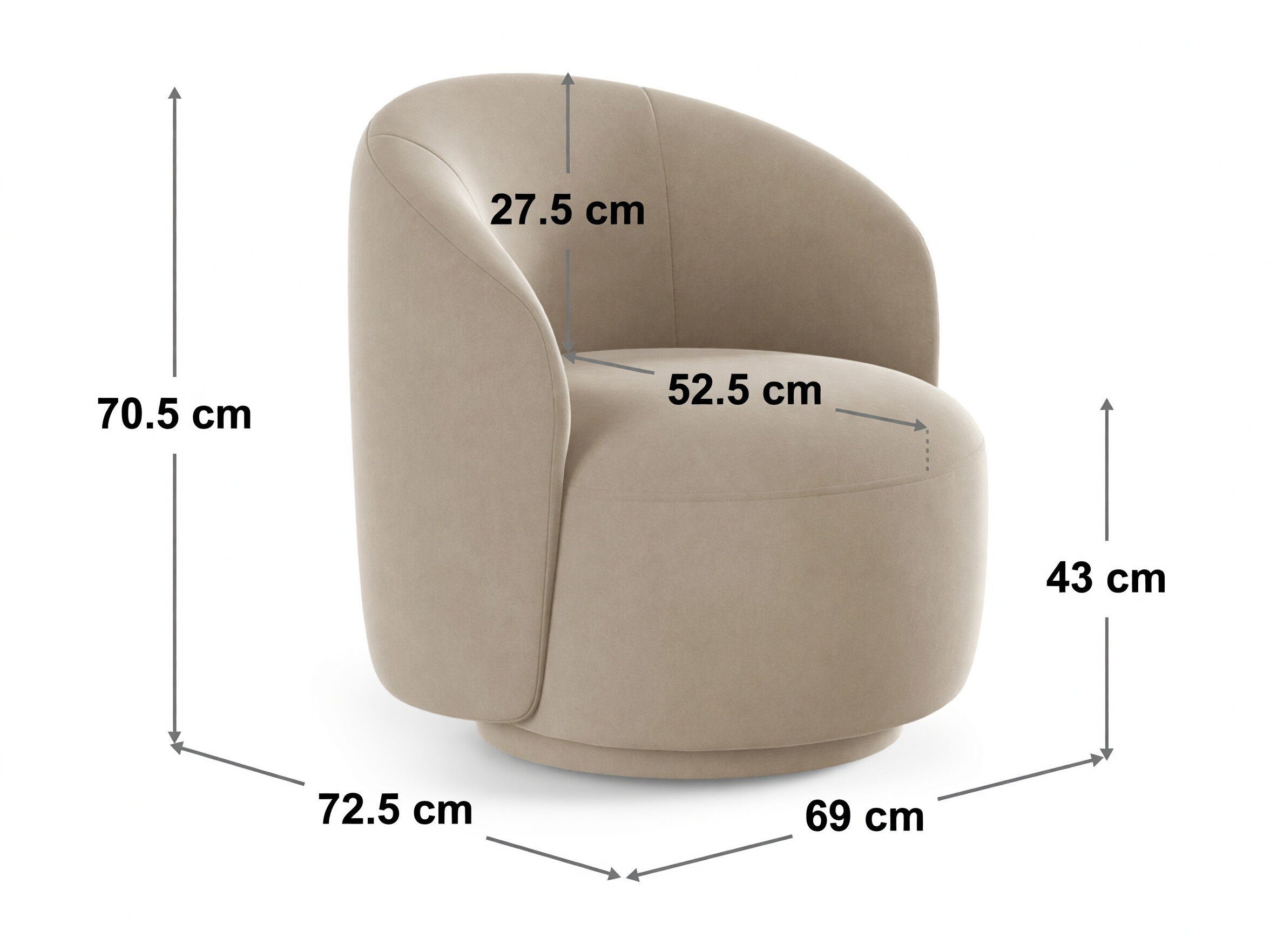 Fotel Beckley 353 (Coral 30)