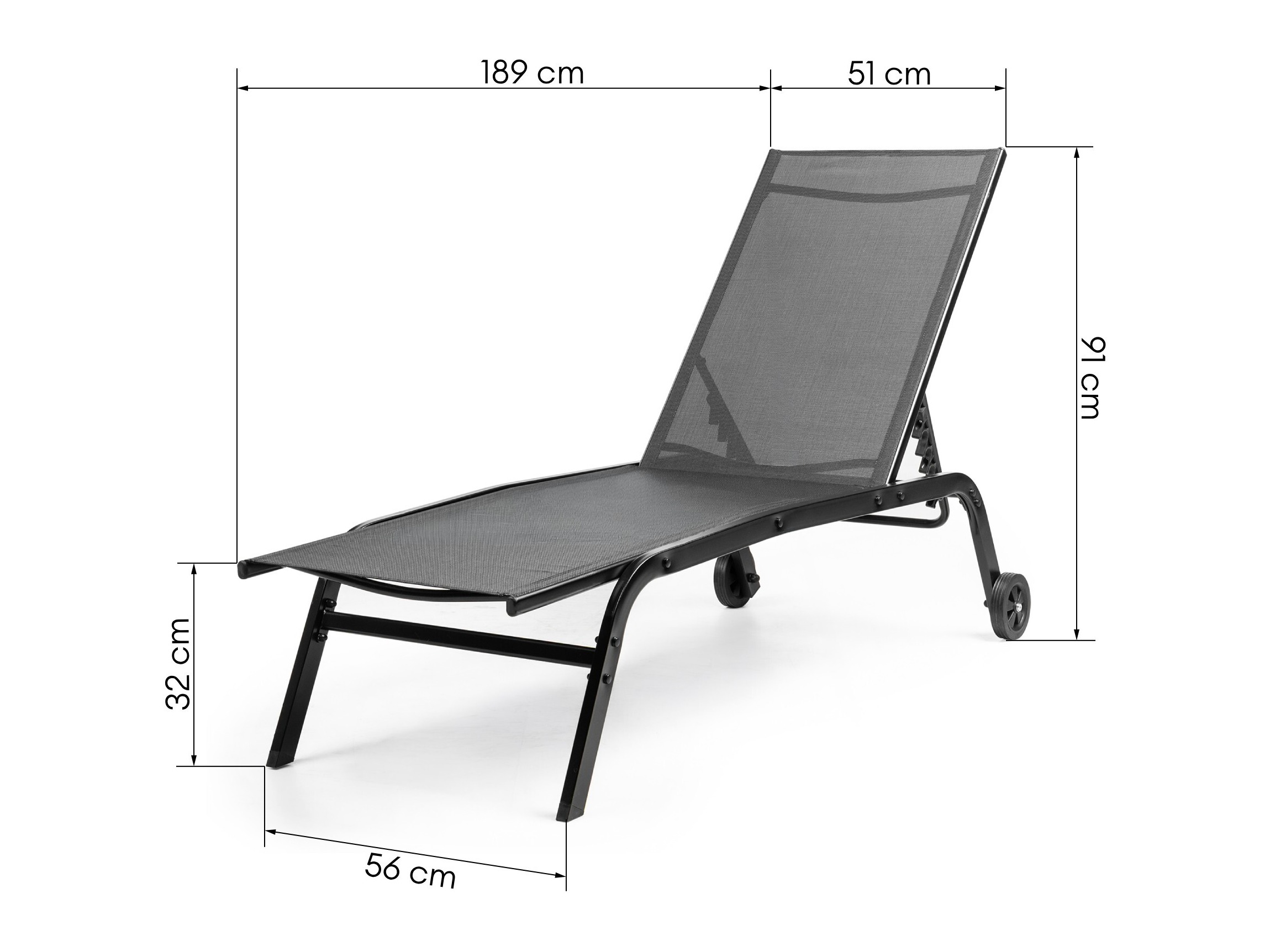 Kerti napozóágy Burleson 741