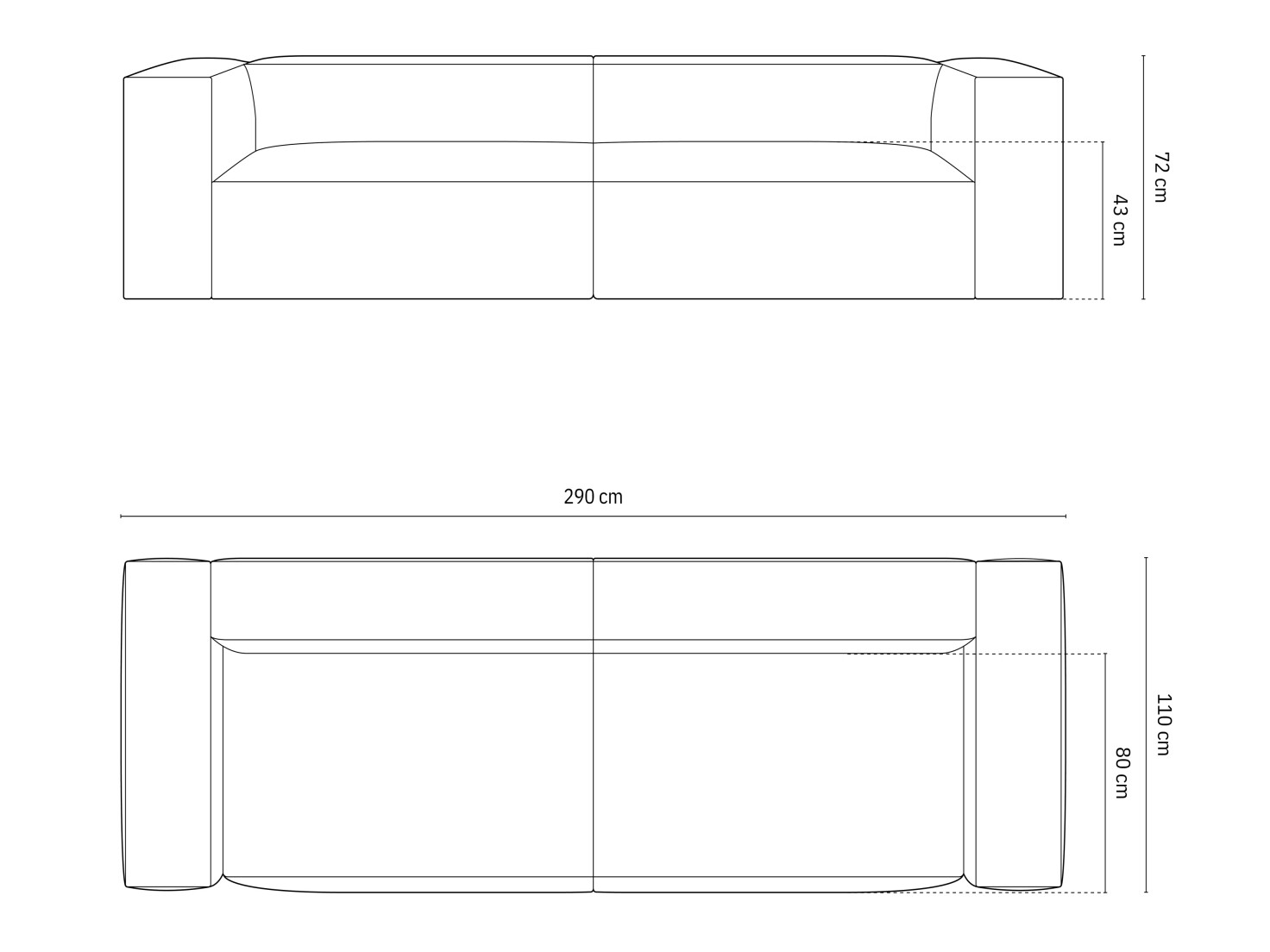 Kanapé Beckley F103 (Paris Cream)