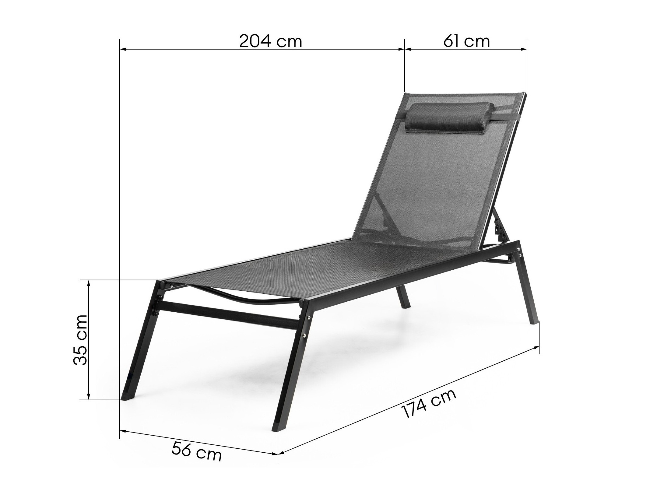 Kerti napozóágy Burleson 743