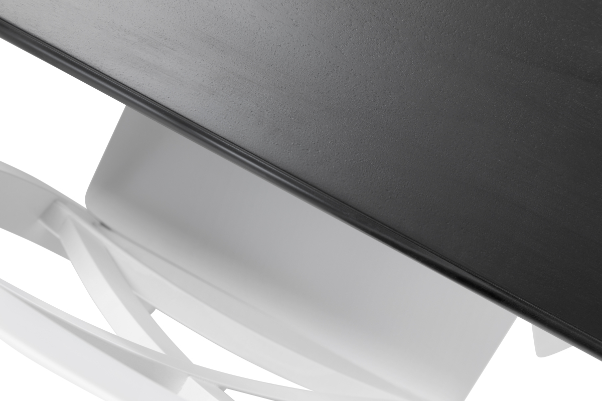 Étkezőgarnitúra Provo 132 (Fehér + Fekete)