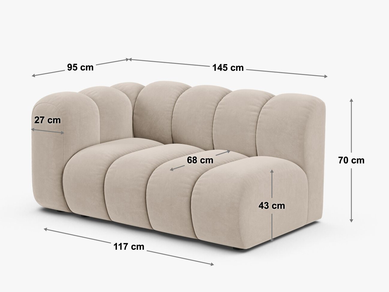 Moduláris fotelek Cirleve 115 (Salvador 1)