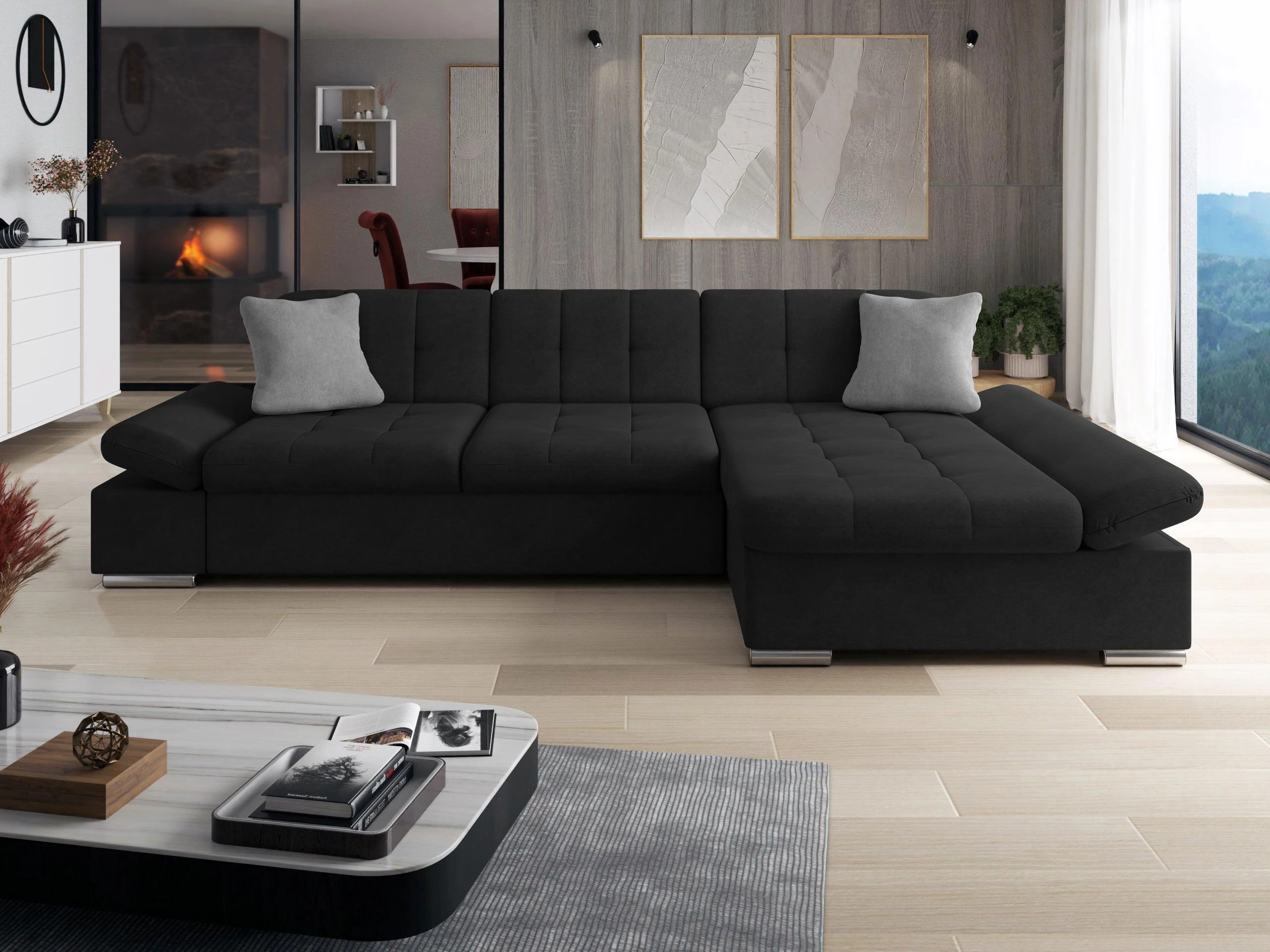Sarokkanapé Comfivo Sanitas I (Uttario Velvet 2980 + Uttario Velvet 2972)