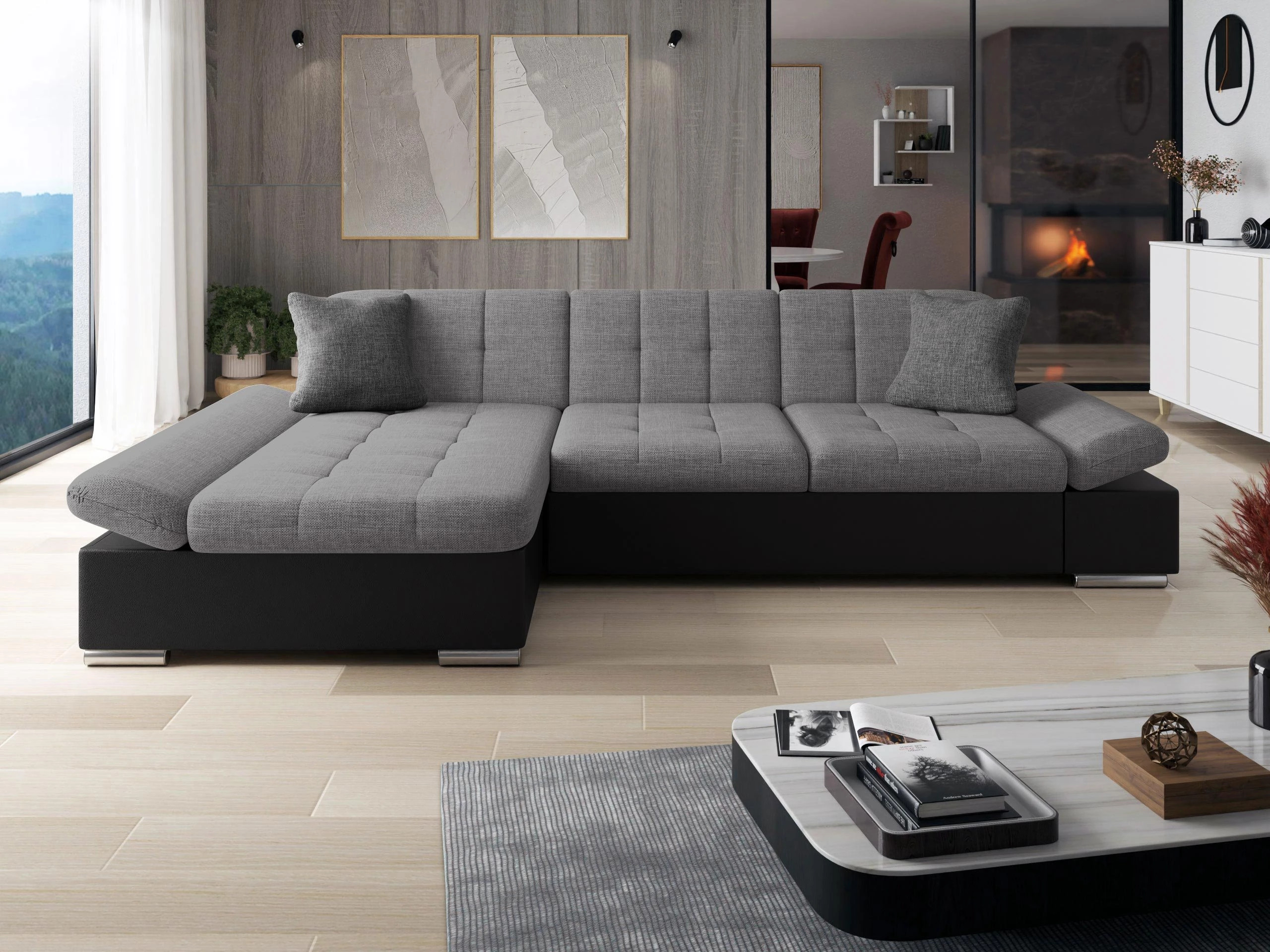 Sarokkanapé Comfivo Serenitas (Soft 011 + Lux 05 + Lux 06)