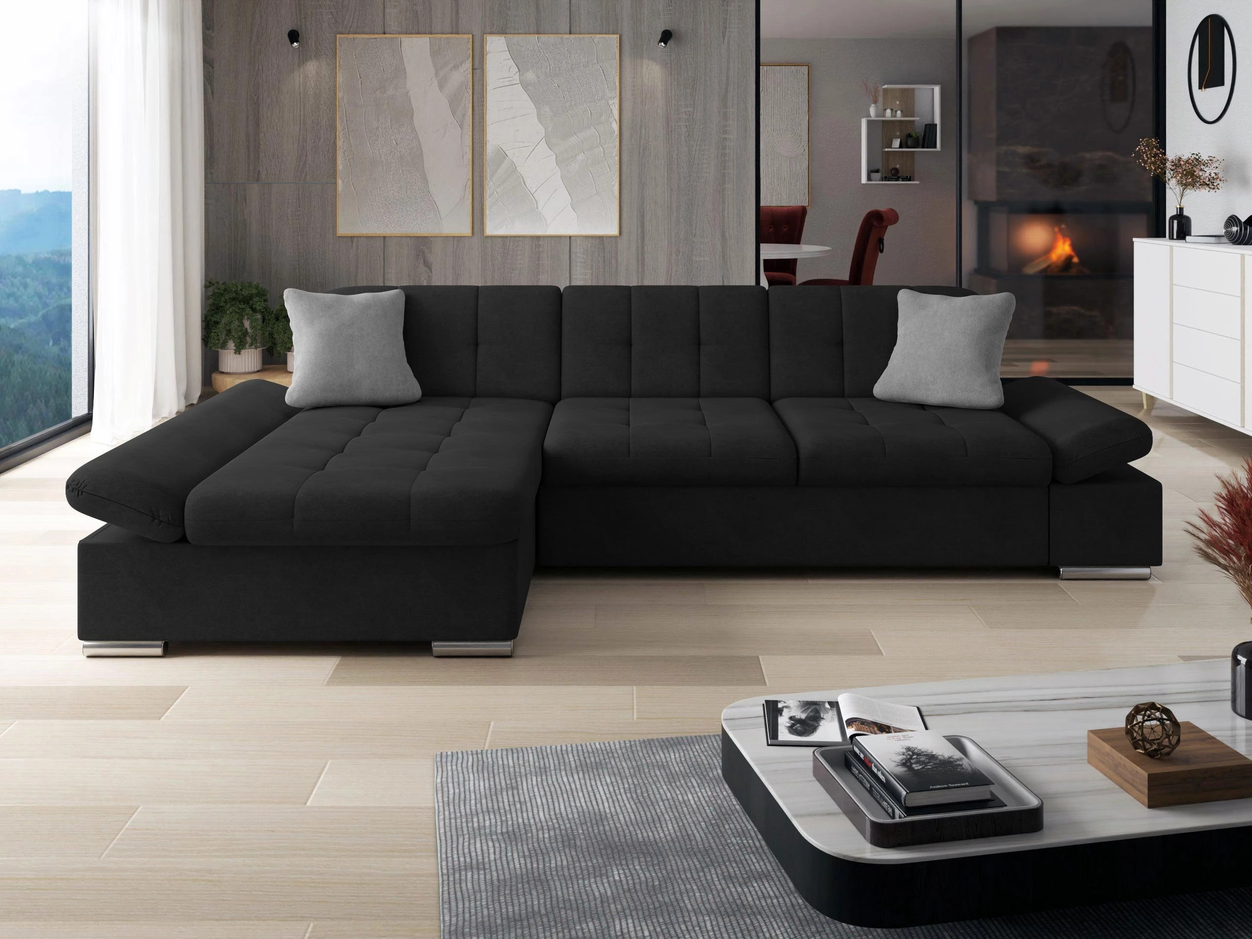 Sarokkanapé Comfivo Serenitas (Uttario Velvet 2980 + Uttario Velvet 2972)