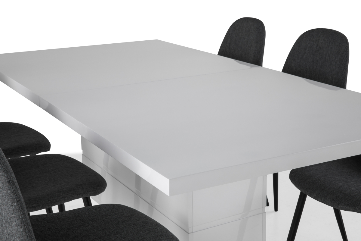 Étkezőgarnitúra Scandinavian Choice 624 (Szürke + Fekete)