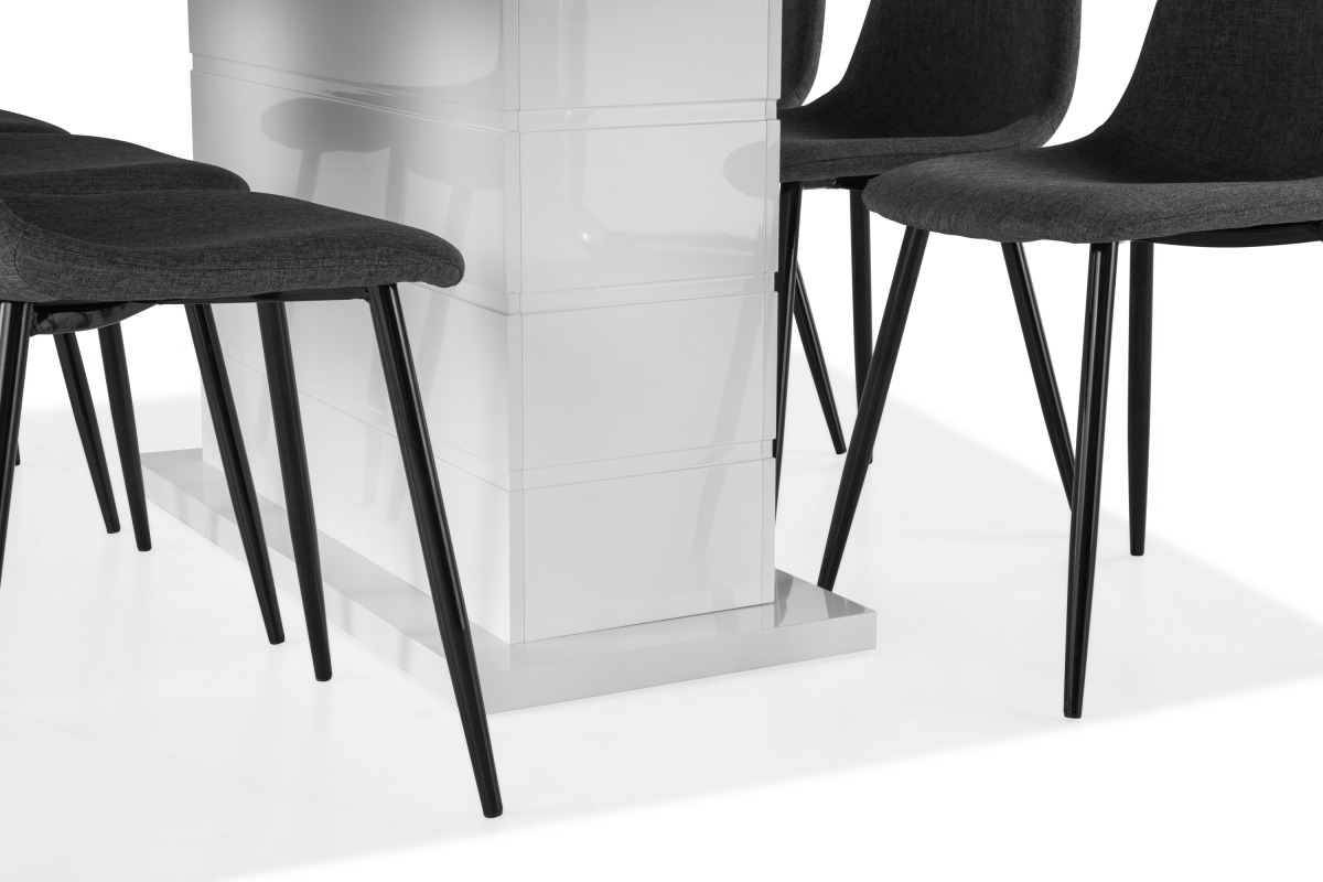 Étkezőgarnitúra Scandinavian Choice 624 (Szürke + Fekete)