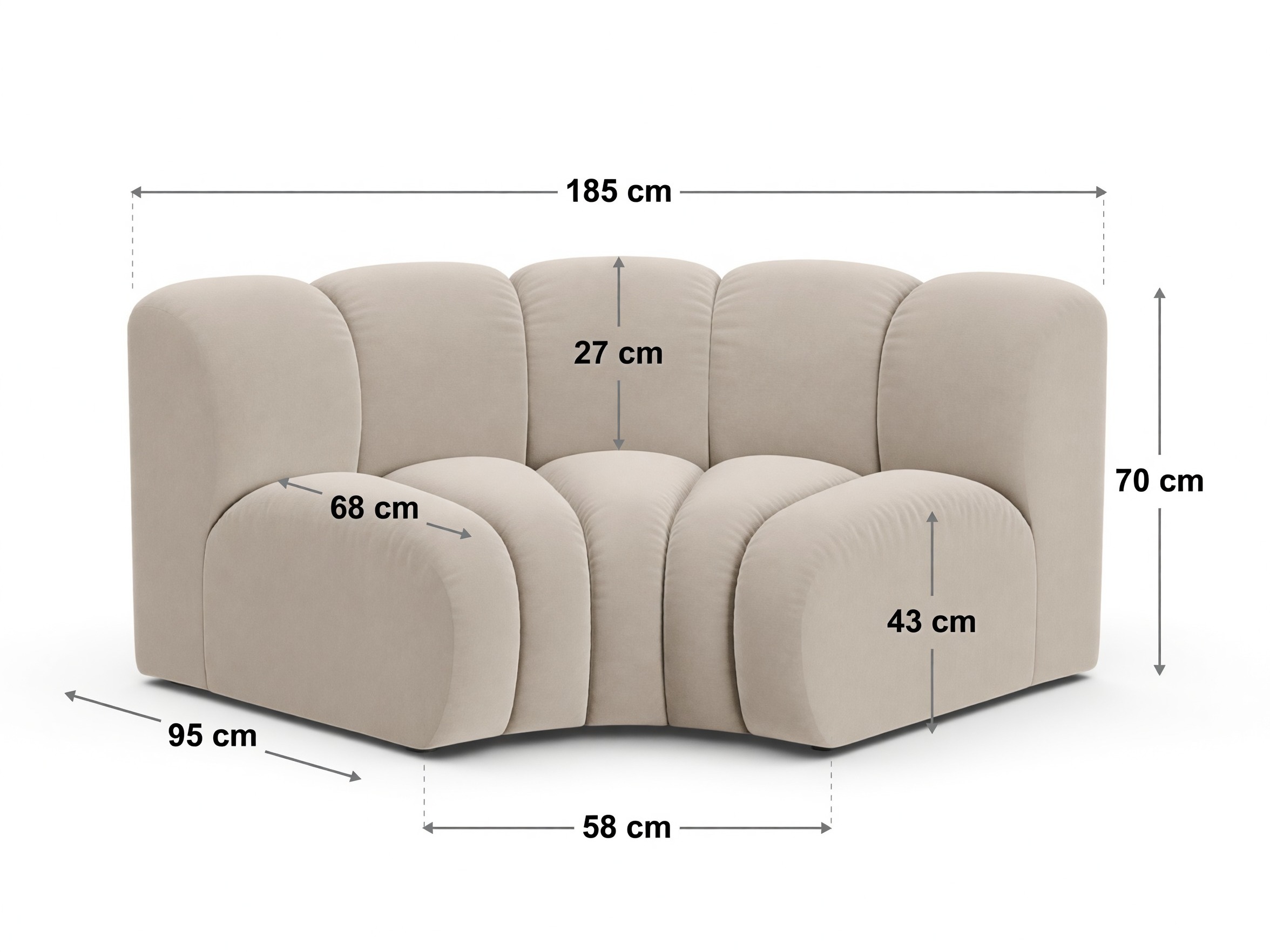 Moduláris fotelek Cirleve 118 (Salvador 1)