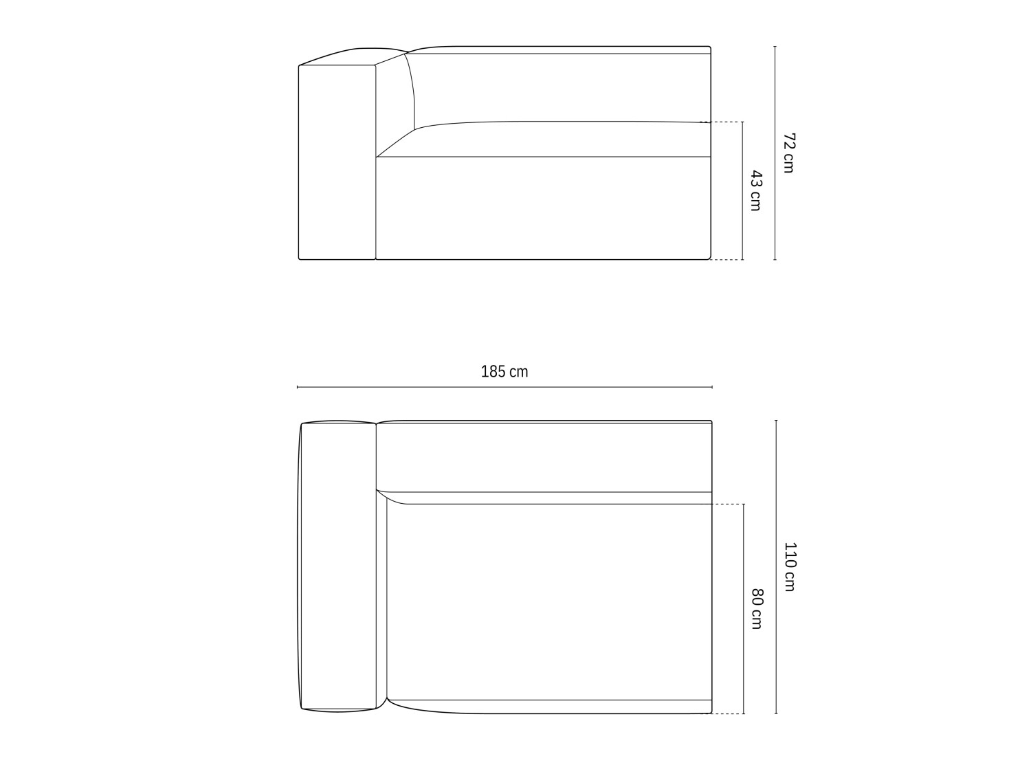 Moduláris kanapé Beckley F114 (Paris Cream)