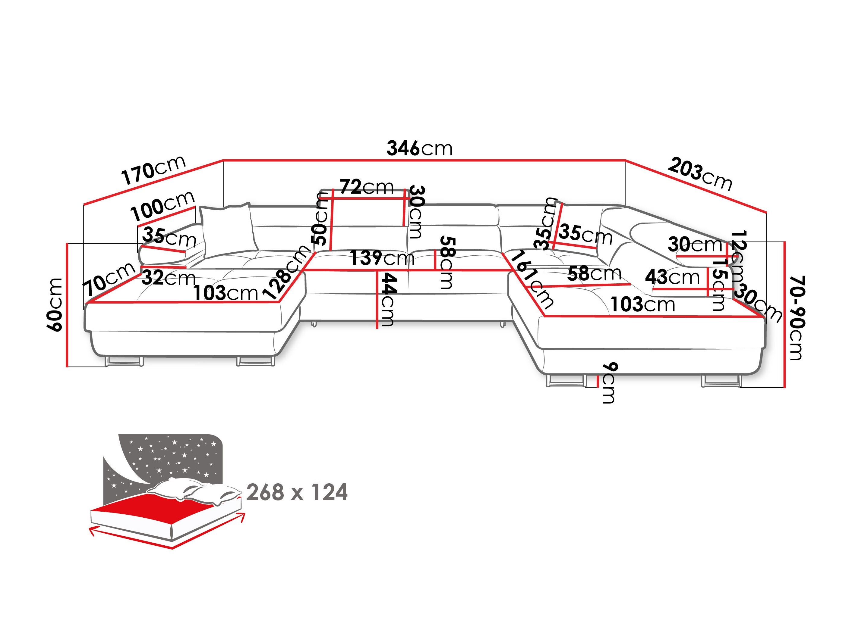 Sarokkanapé SH11658