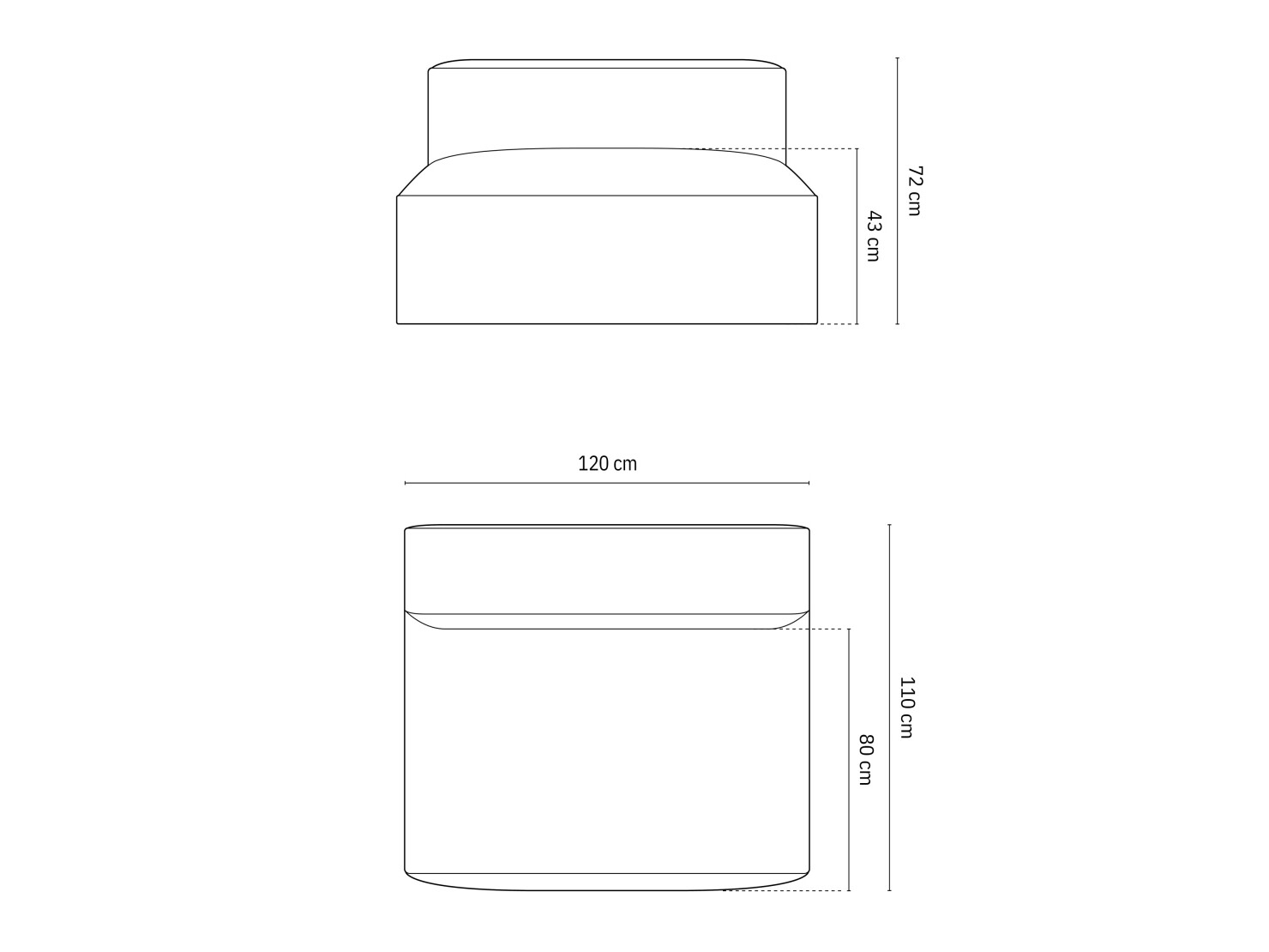 Moduláris fotelek Beckley F116 (Paris Cream)