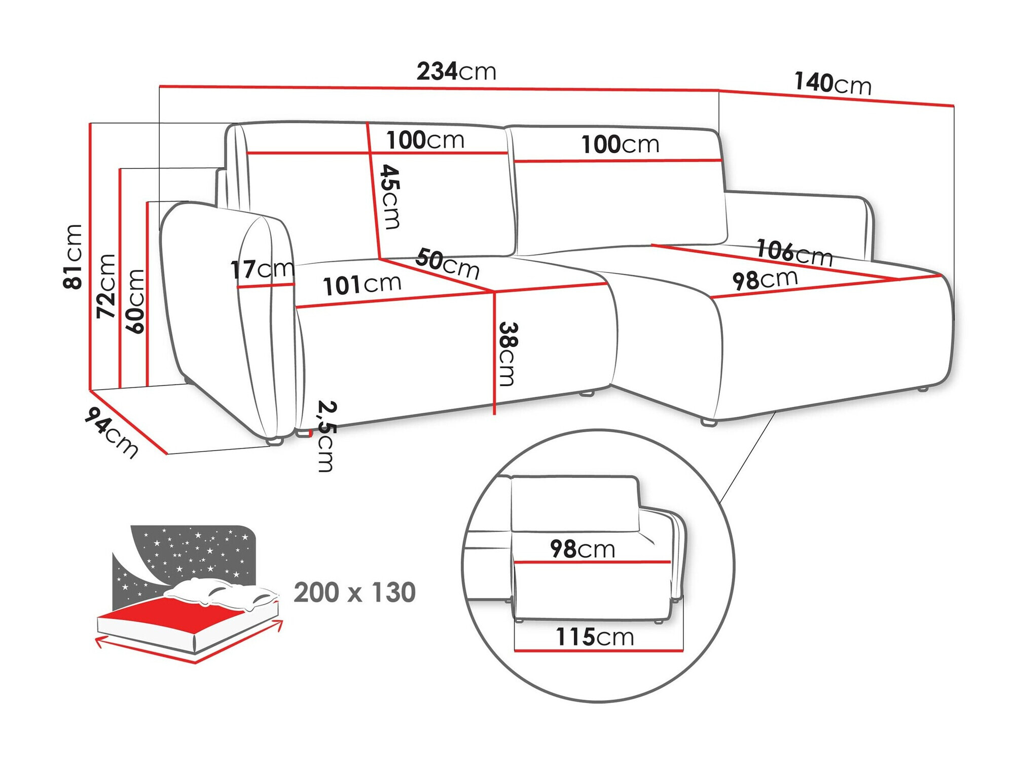 Sarokkanapé SH11667
