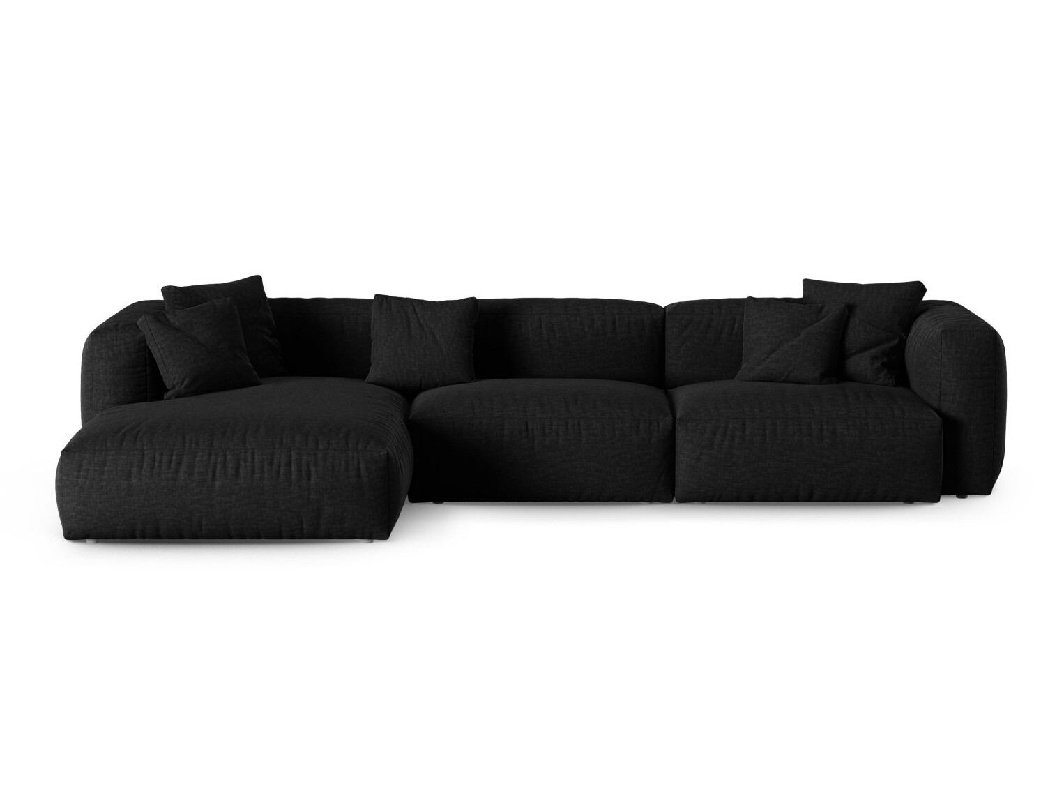 Moduláris sarokkanapé Sorcoro 121 (Boston Black)