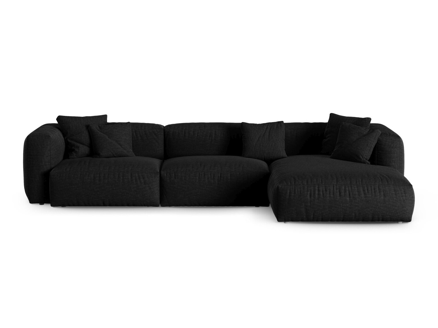 Moduláris sarokkanapé Sorcoro 121 (Boston Black)