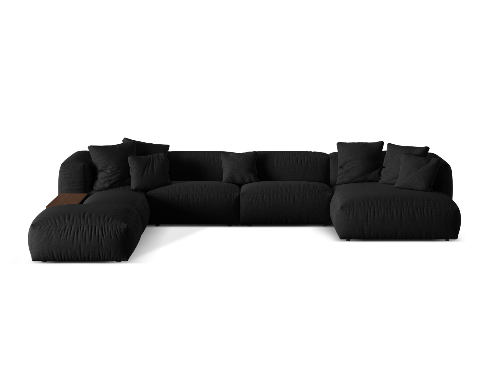 Moduláris sarokkanapé Sorcoro 124 (Boston Black)
