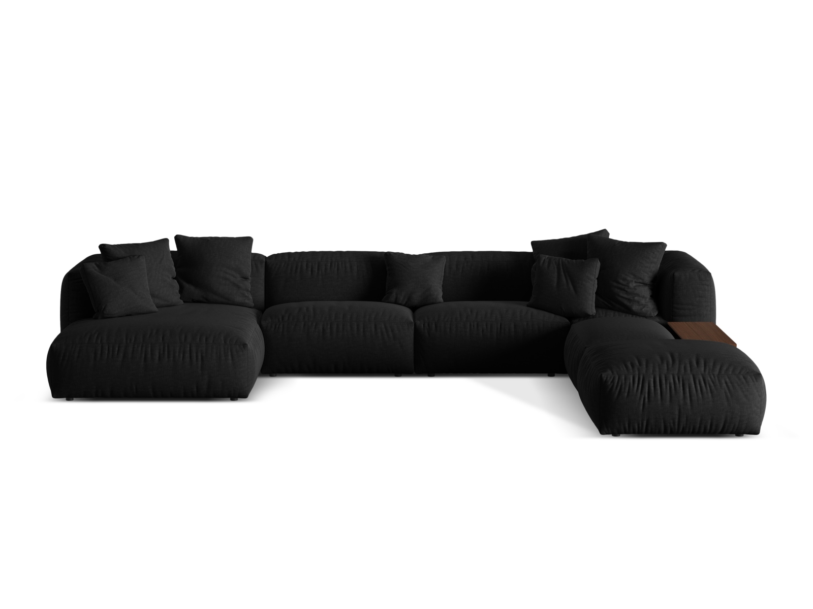 Moduláris sarokkanapé Sorcoro 124 (Boston Black)