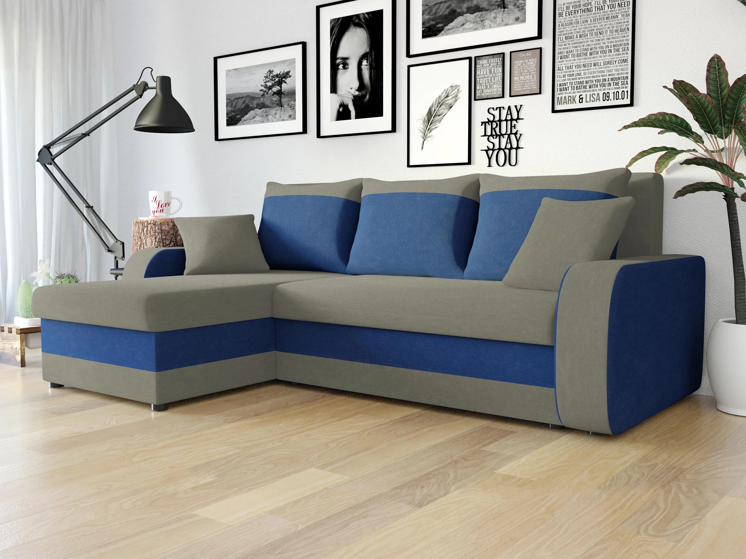 Sarokkanapé Comfivo Melissa I (Mikrofaza 0014 + Mikrofaza 0036)