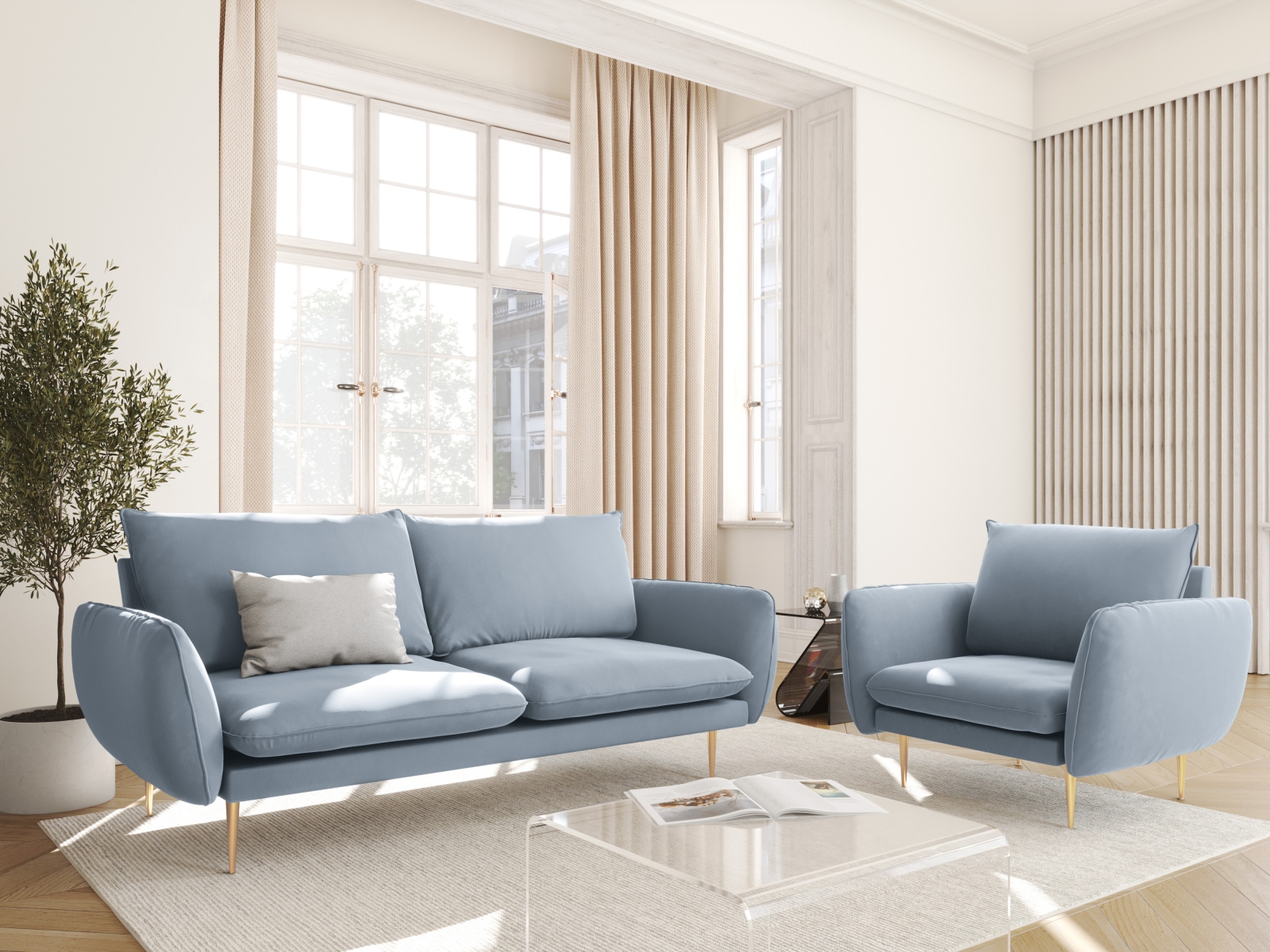Fotel Ferlevi 110 (Bluvel 06)
