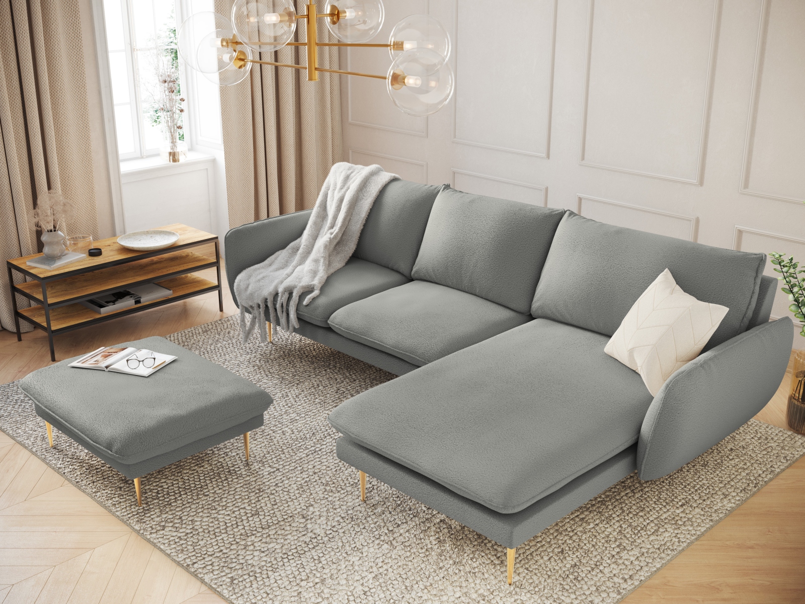 Sarokkanapé Ferlevi 113 (Ascot Taupe)