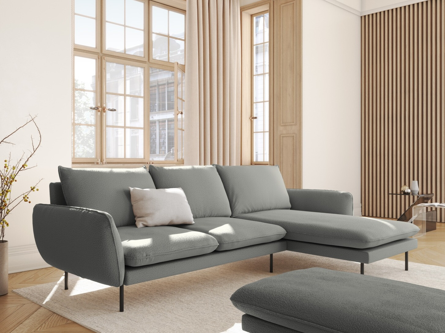 Sarokkanapé Ferlevi 113 (Ascot Taupe)
