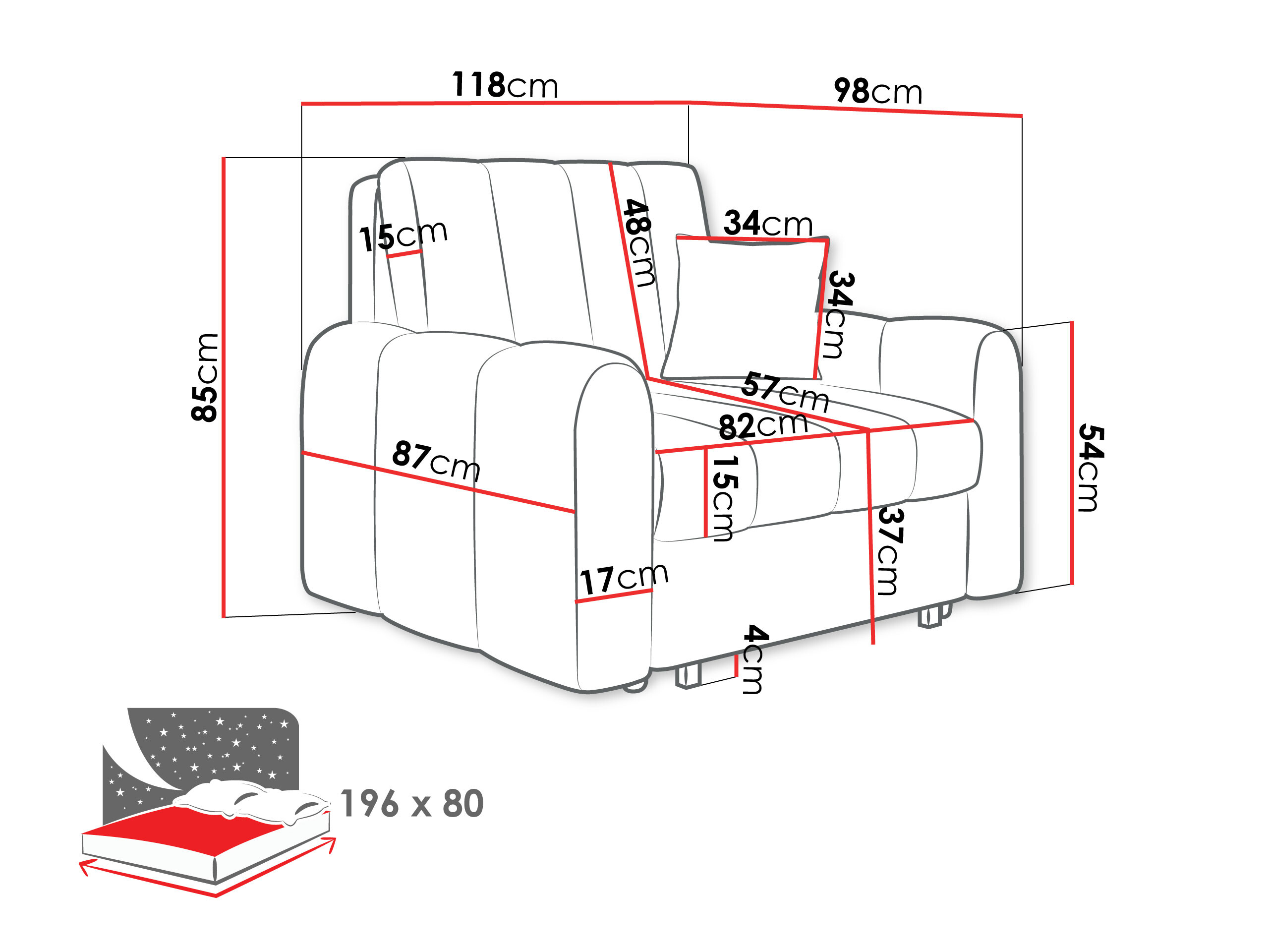 Fotel Columbus 262 (Lumo 75)