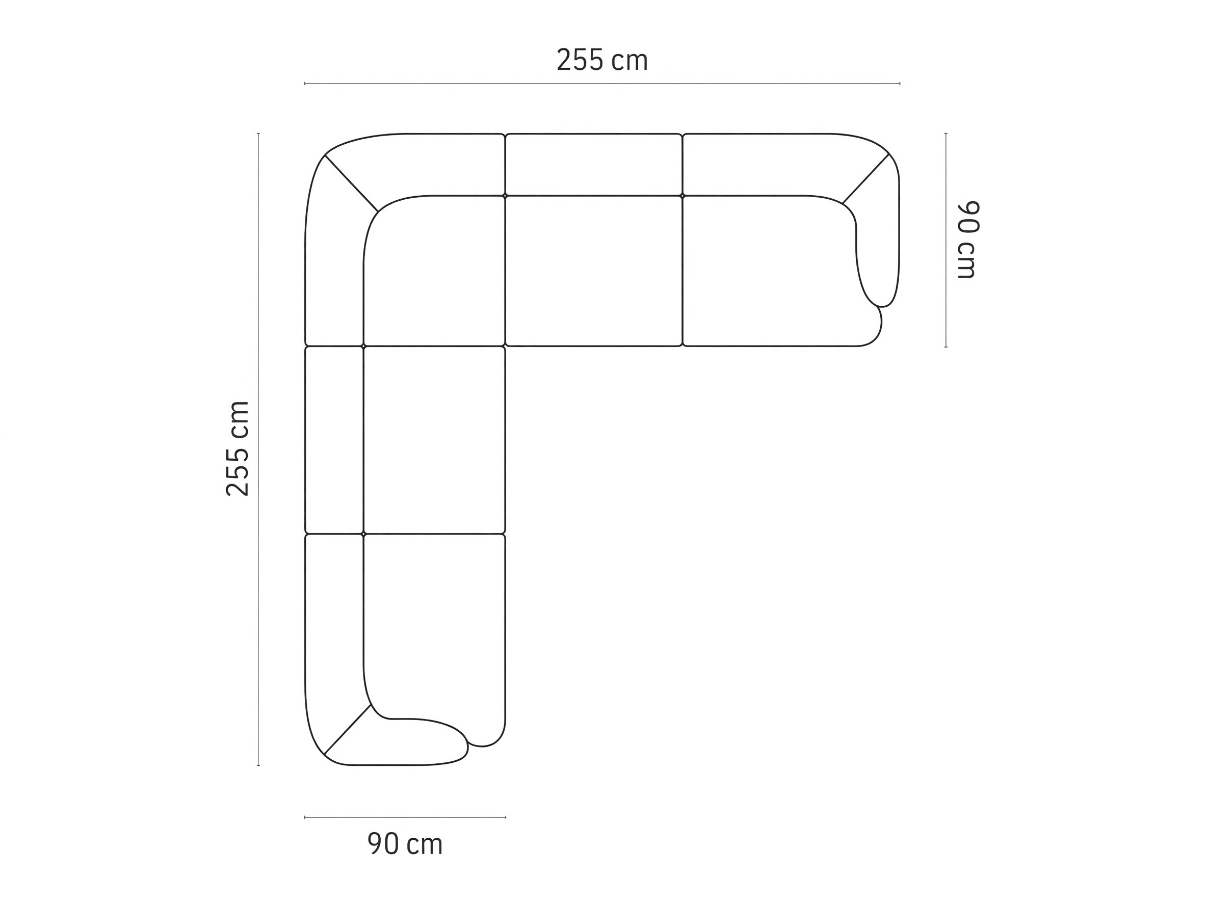 Sarokkanapé Feltoro 106 (Bluvel 86)