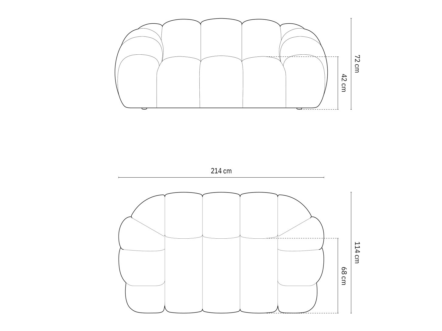 Kanapé Cirnolu 100 (Bubble 10)