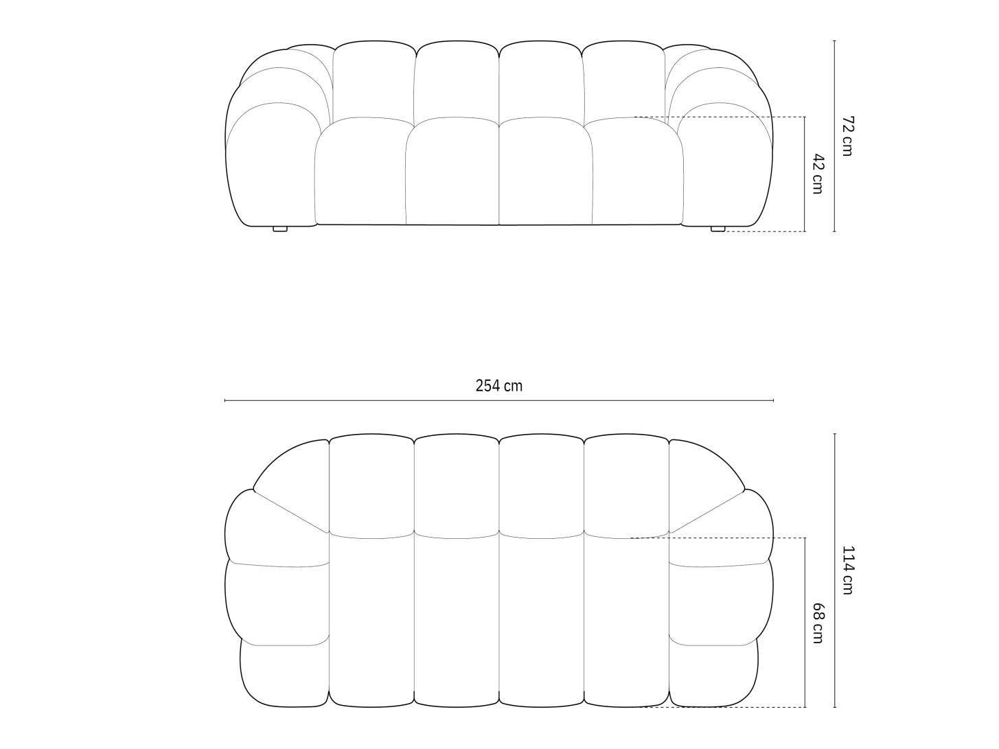 Kanapé Cirnolu 101 (Bubble 10)
