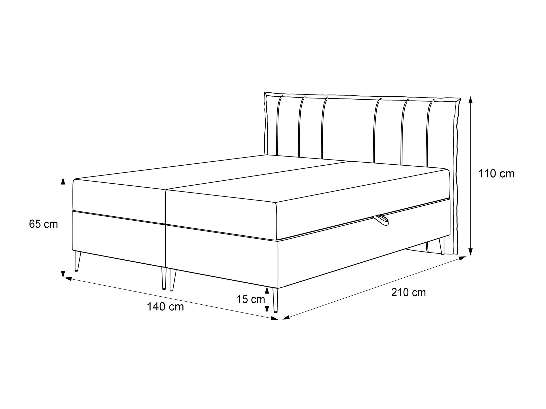 Kontinentális ágy SH11910