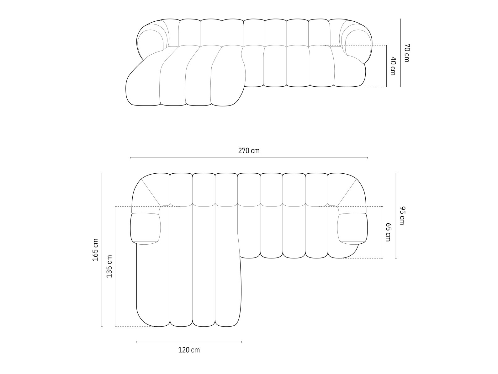Sarokkanapé Calvero 104 (Eden 18)