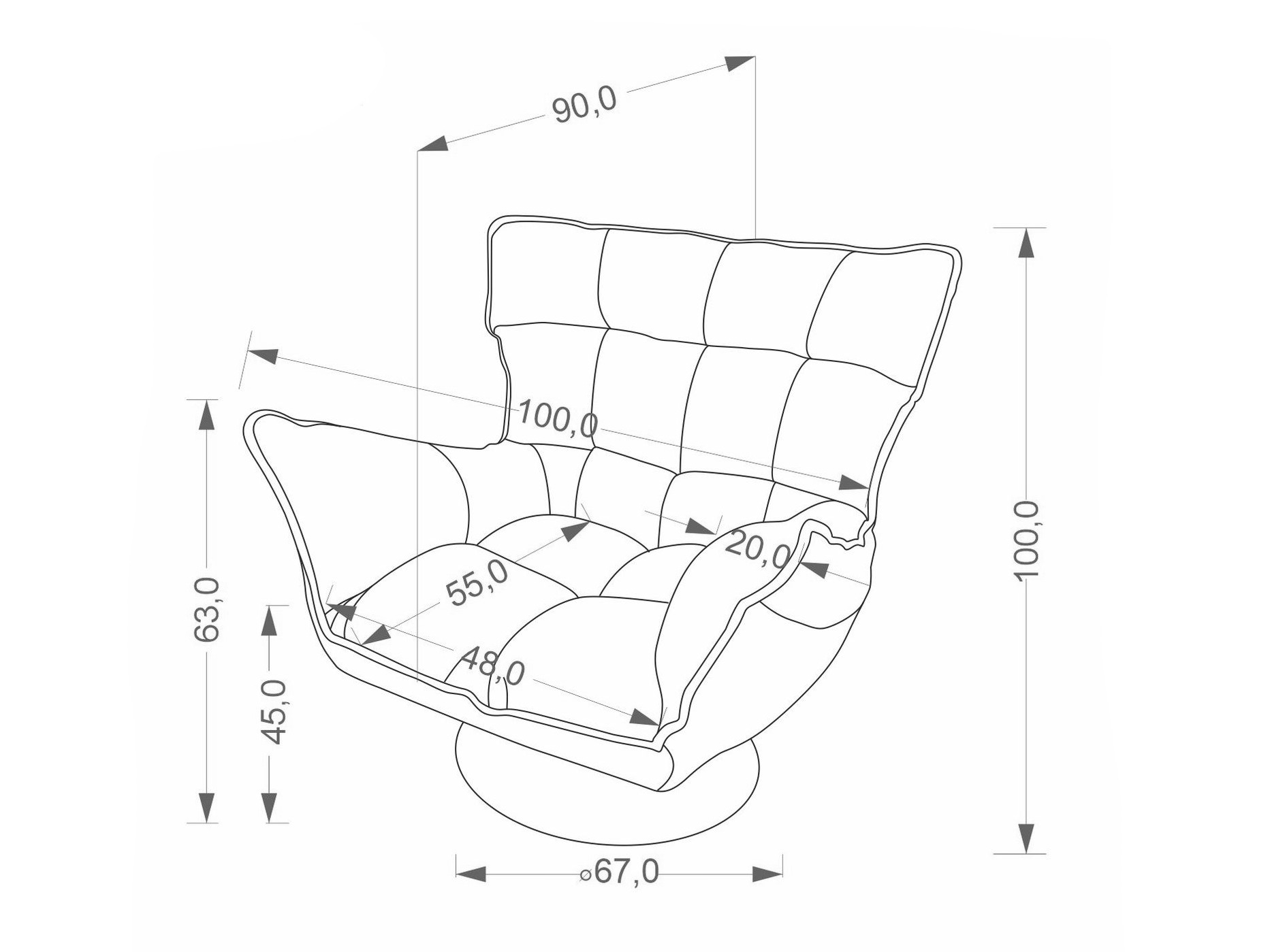 Fotel Houston 2149 (Cremona 14)
