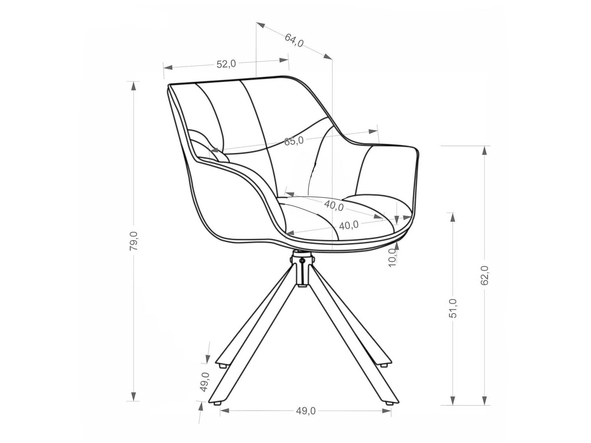 Szék Houston 2155 (Mavel 14)