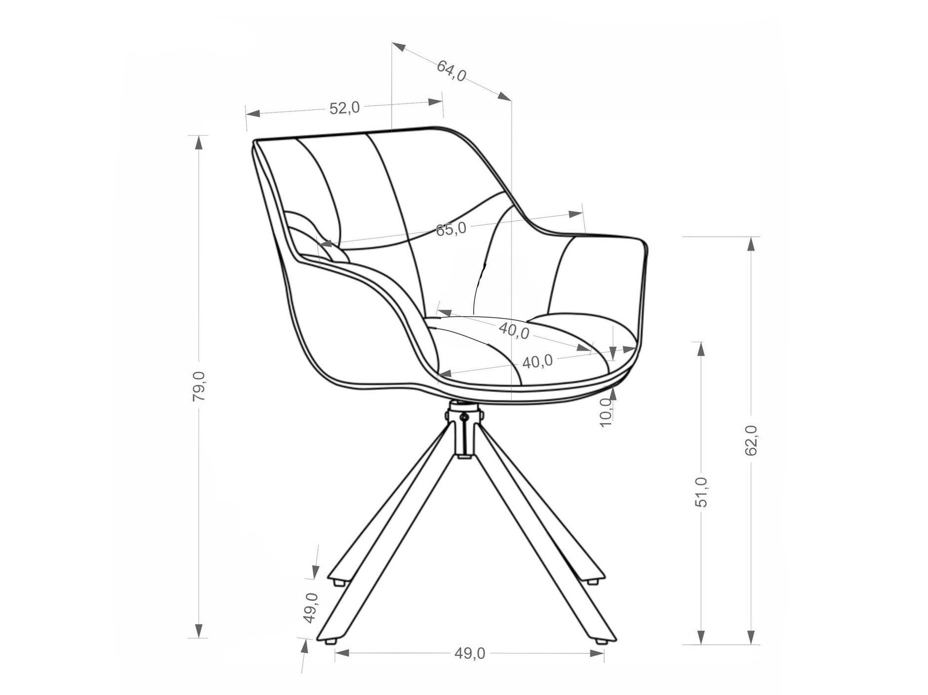 Szék Houston 2155 (Mavel 38)