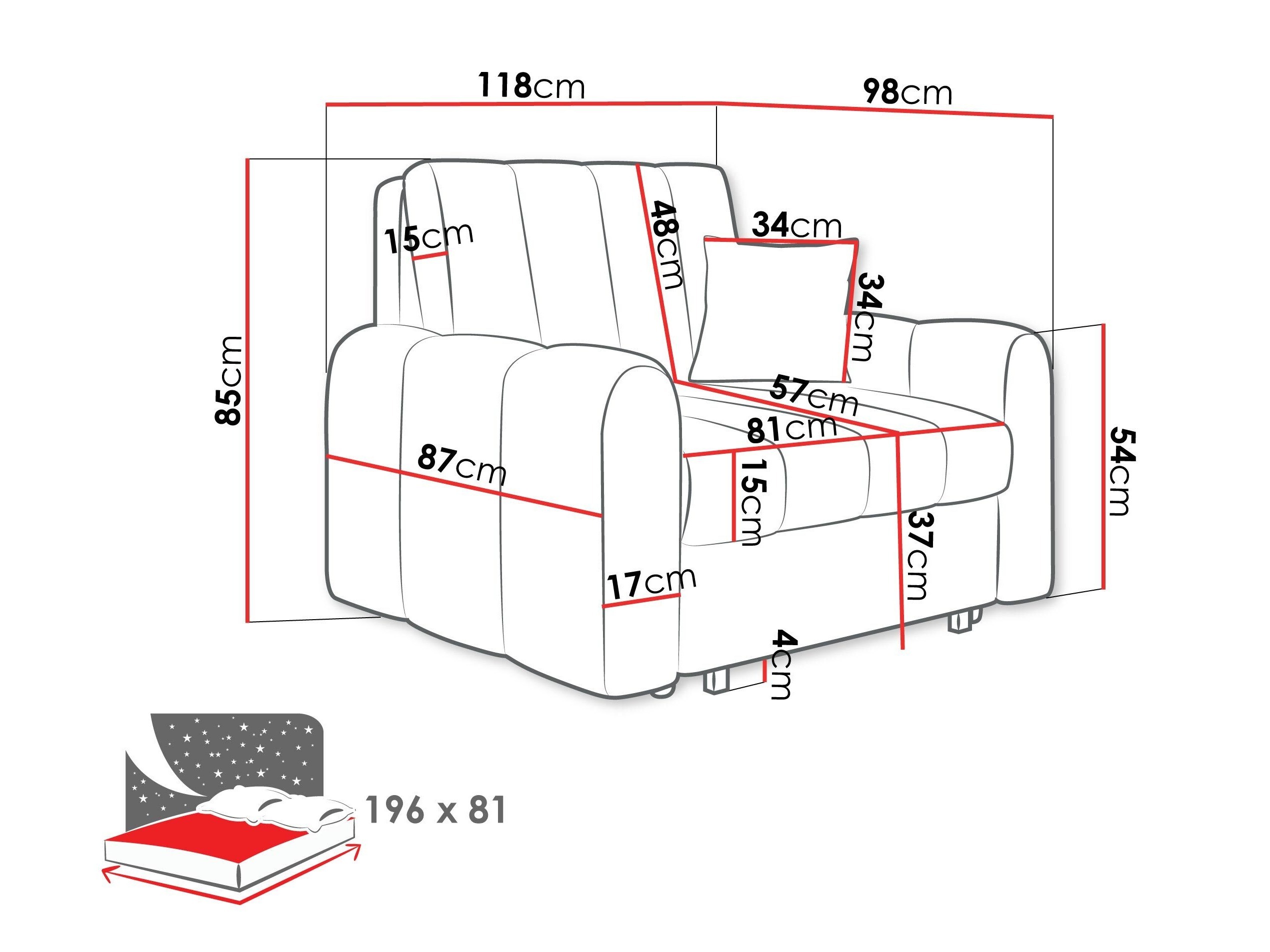Fotel Columbus 262 (Lumo 40)