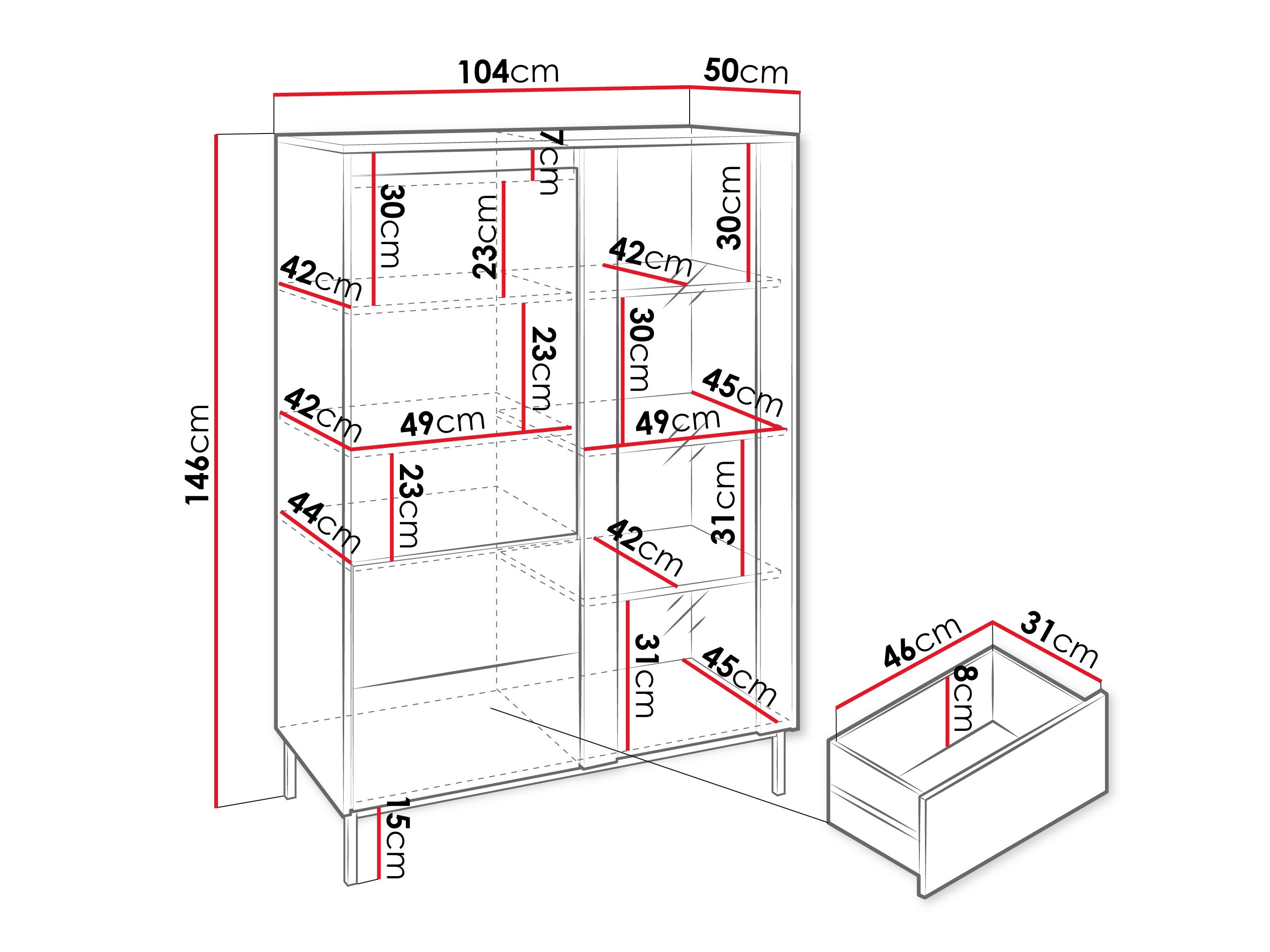 Könyvespolc SH12087