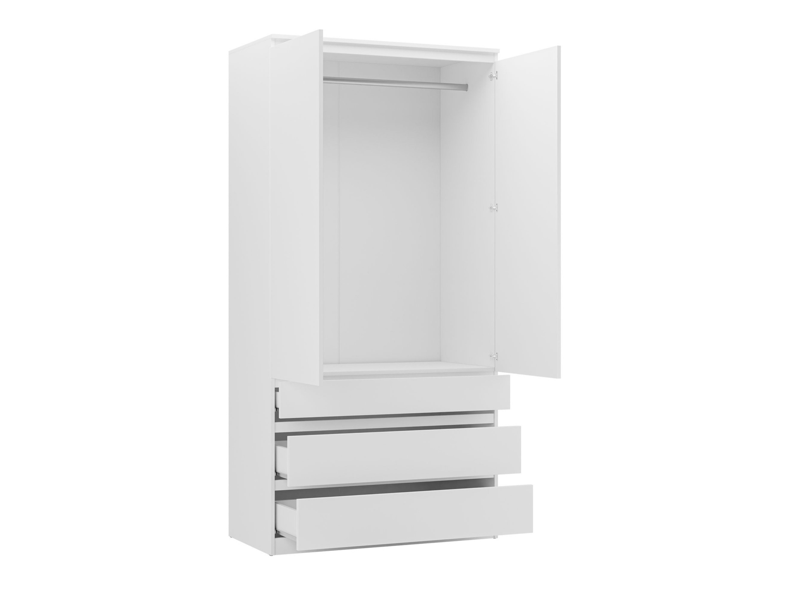 Gardróbszekrény Comfivo Structor (Fekete)