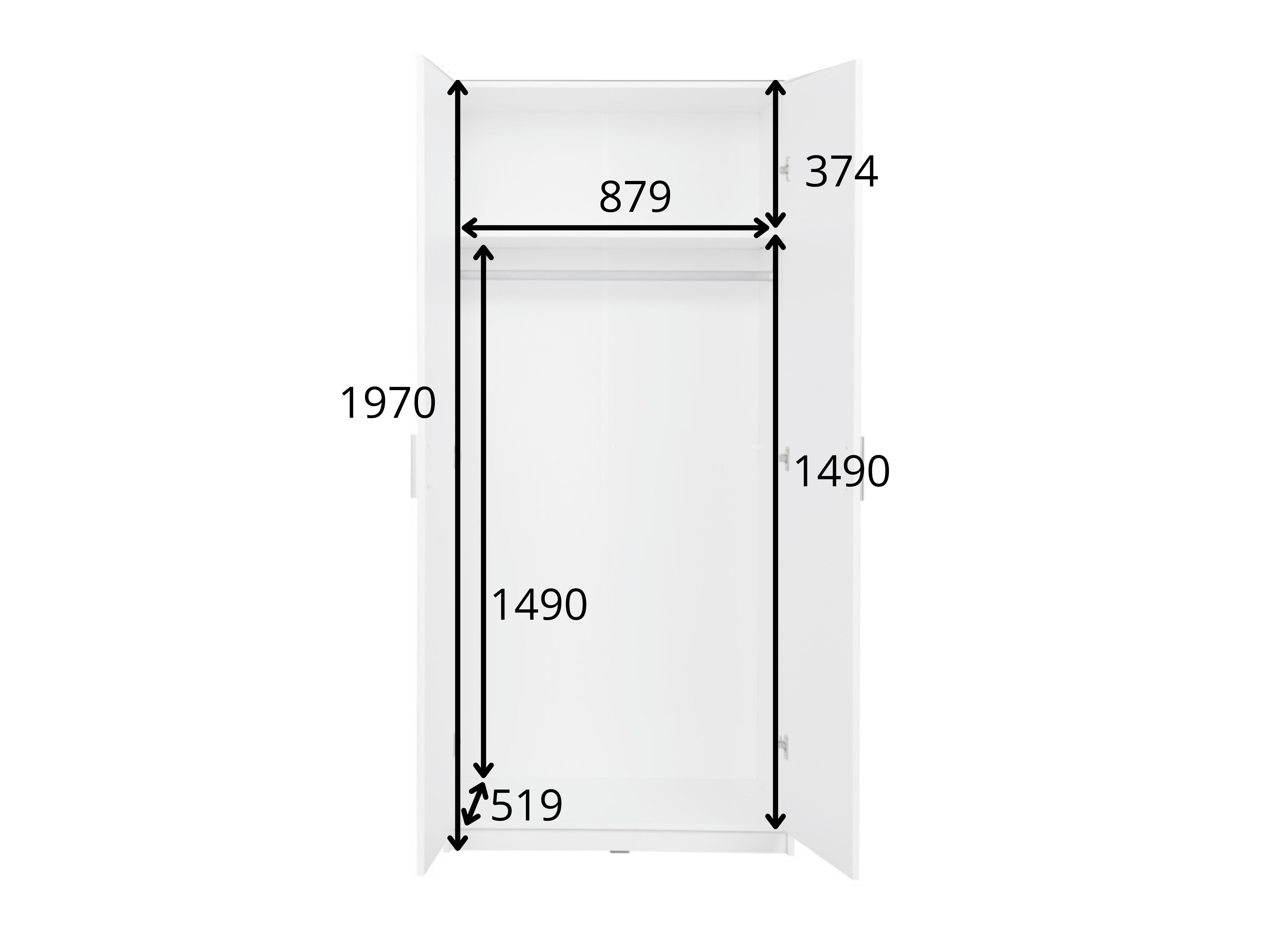 Gardróbszekrény SH12224