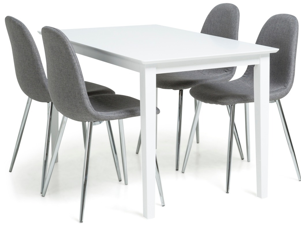 Étkezőgarnitúra Scandinavian Choice 713 (Szürke + króm)